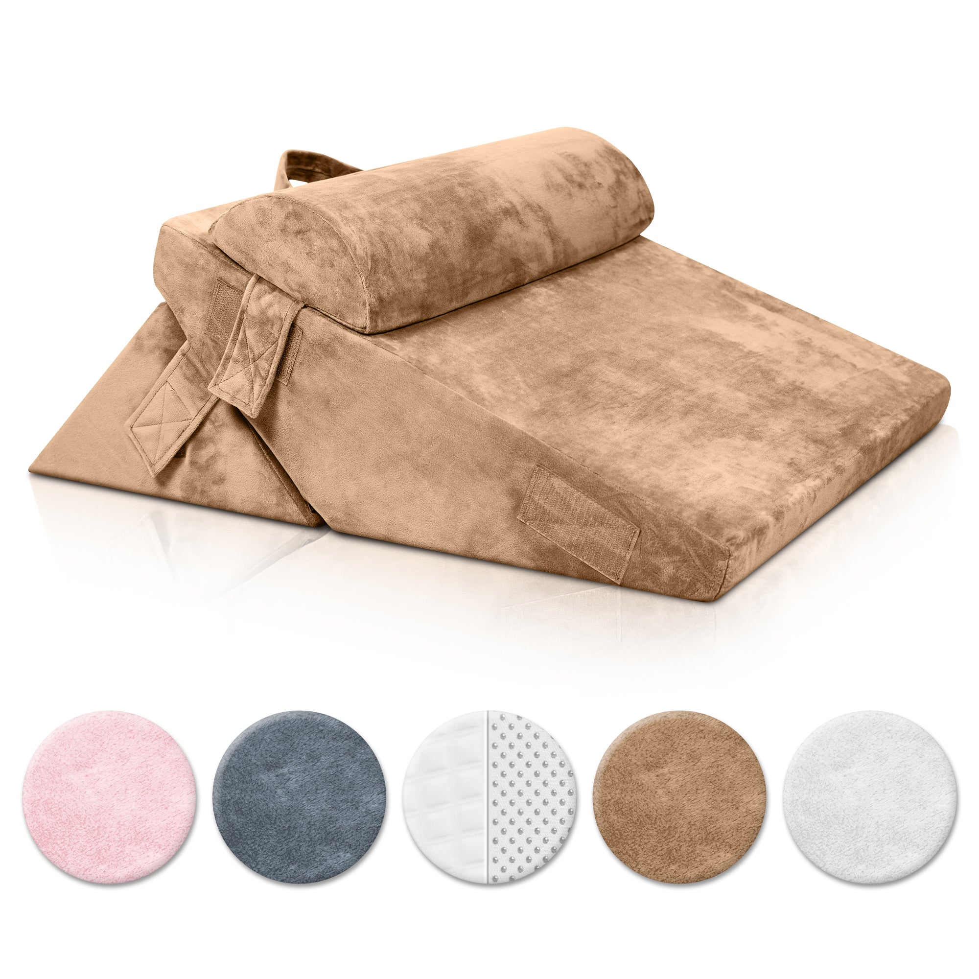 Cover Set Only for LX6, Brown Plush, Pillows and Foam not Included