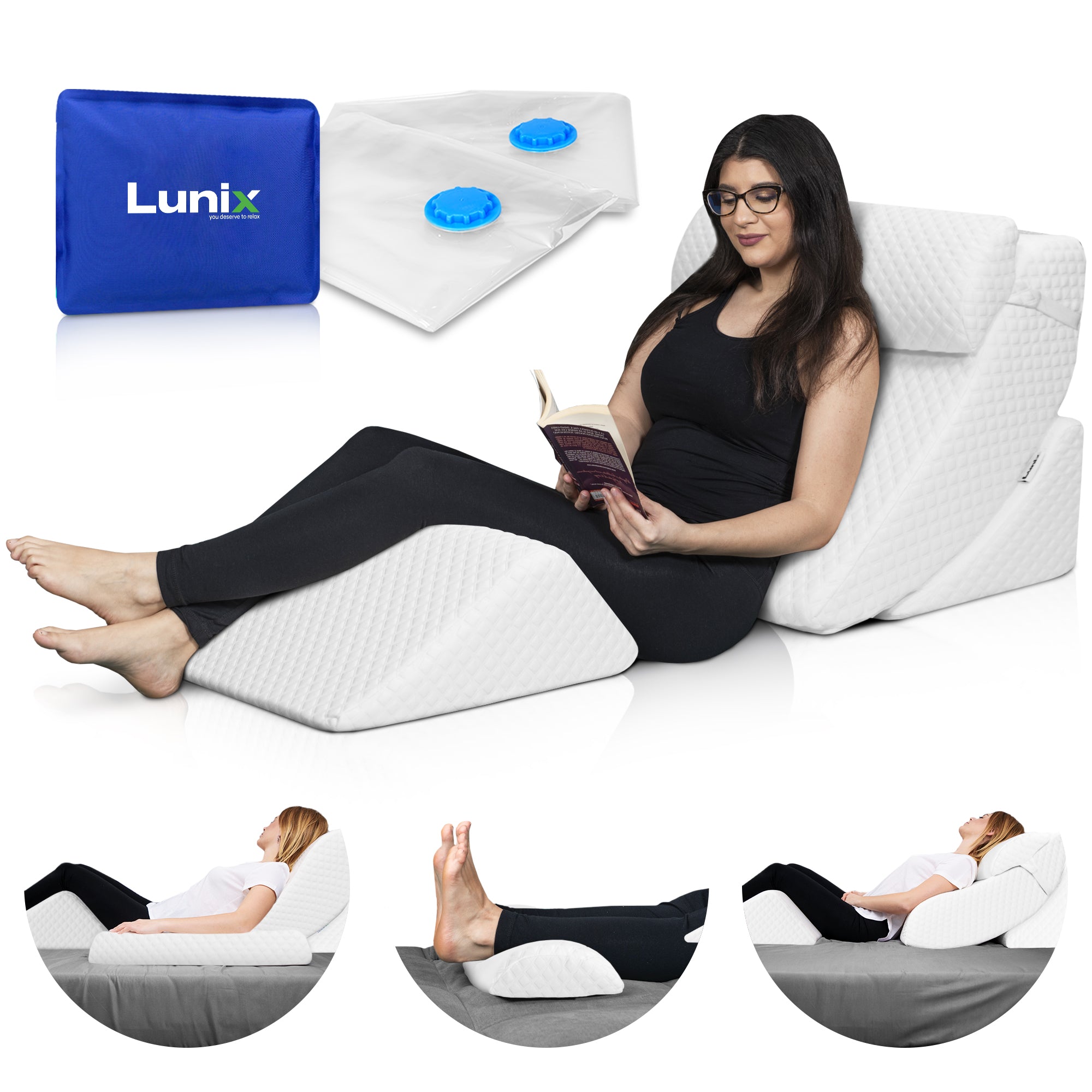 4pcs Wedge Pillow System