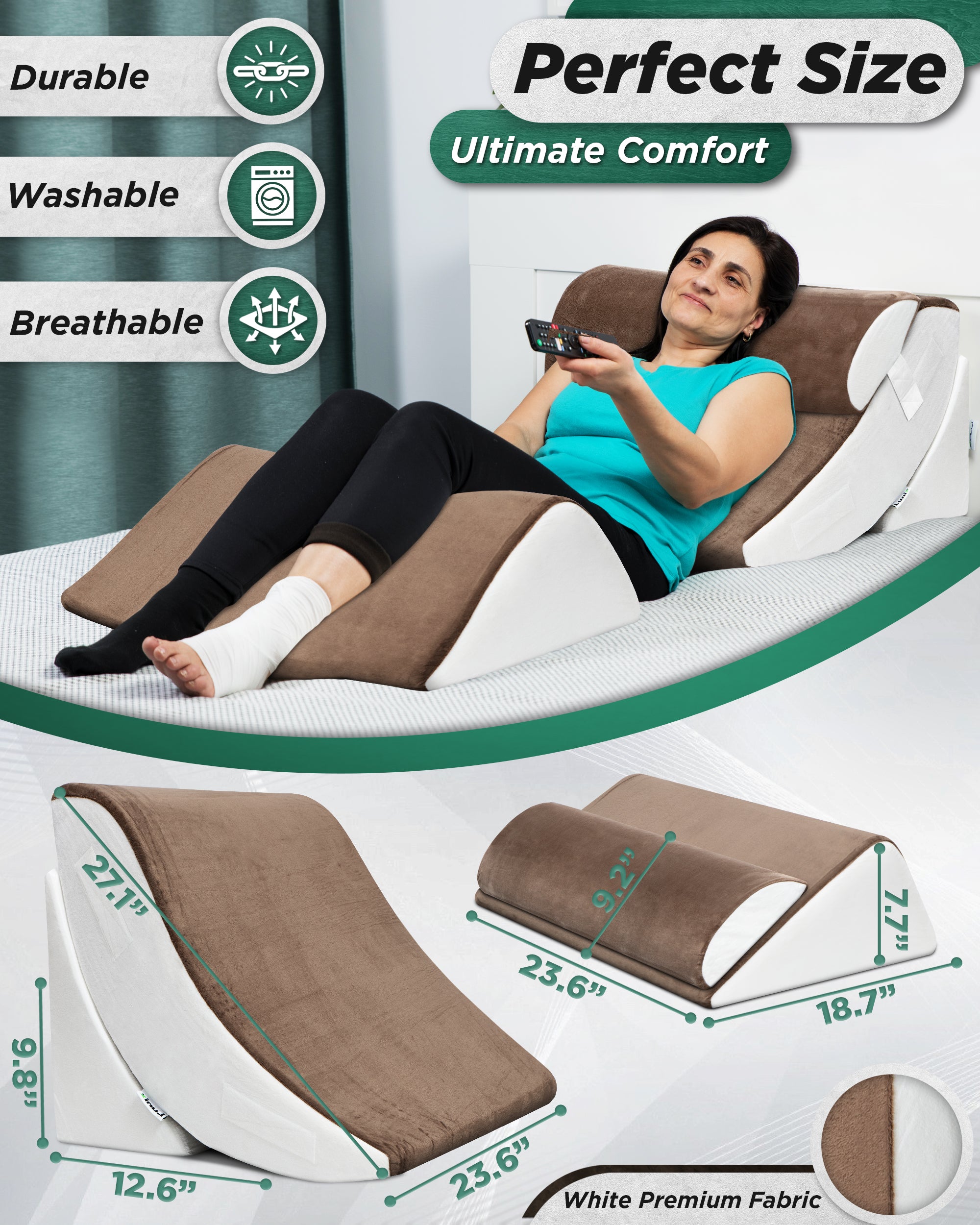 Adjustable Wedge Pillow System
