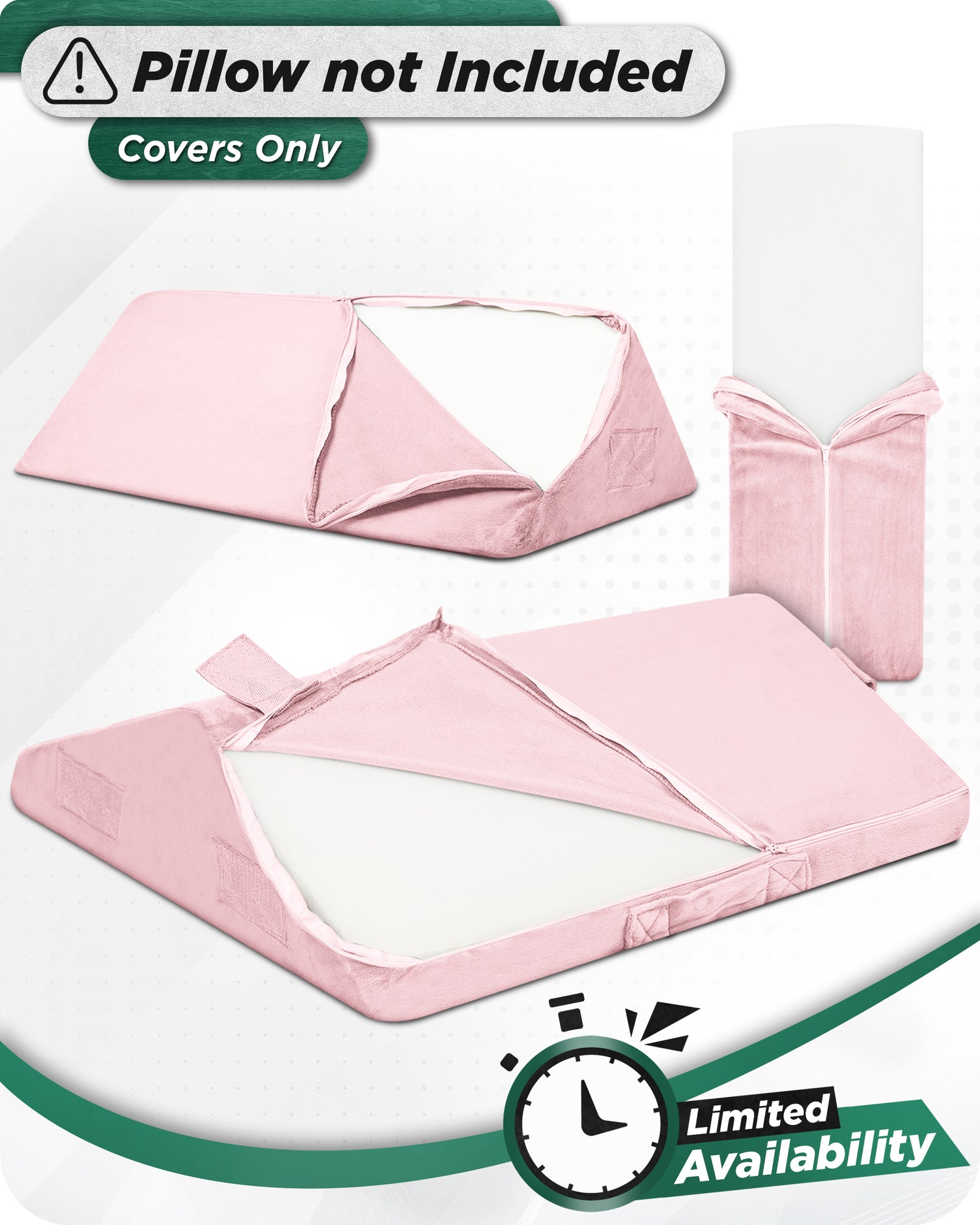 Cover Set Only for LX6, Pink Plush, Pillows and Foam not Included