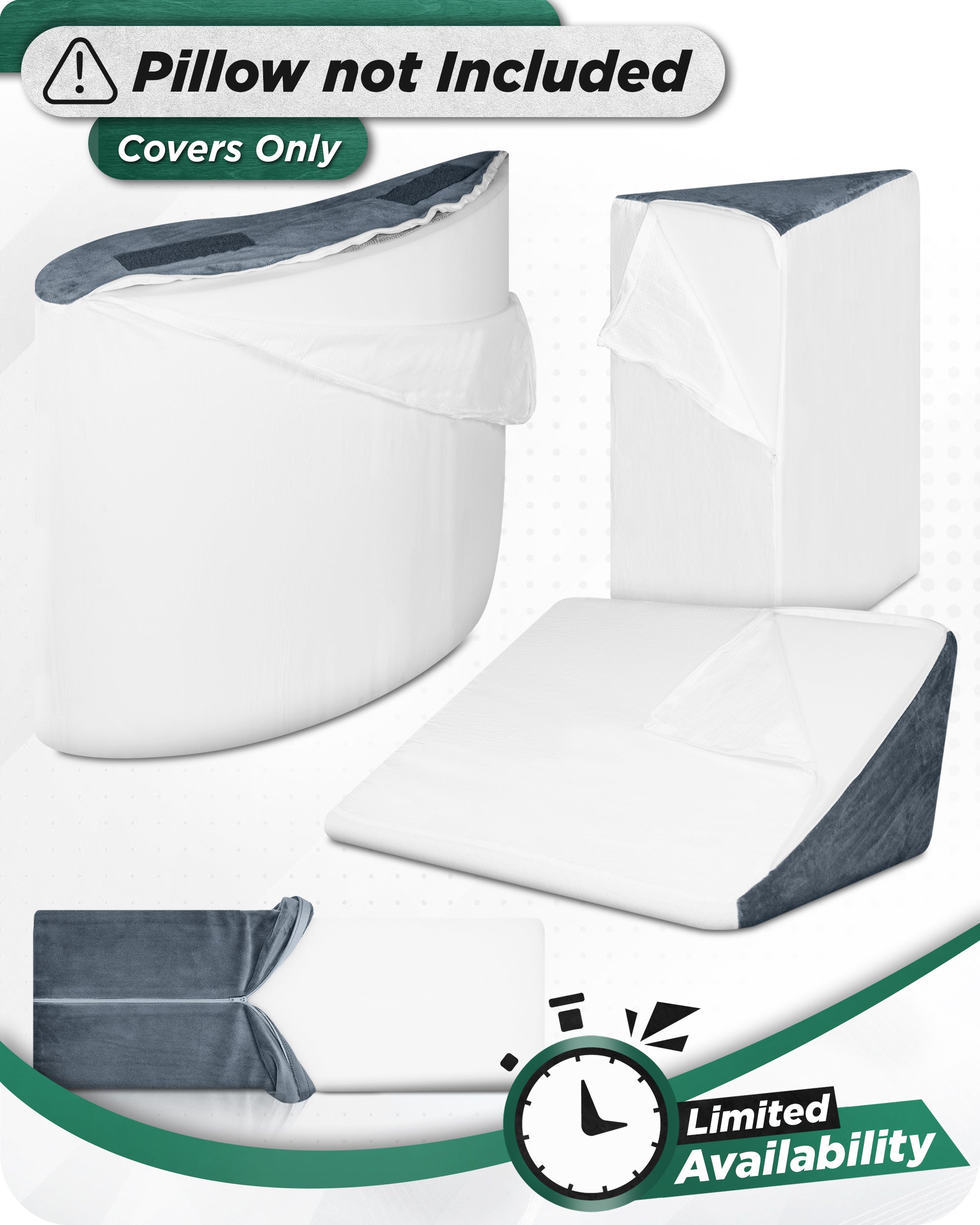 Cover Set Only for LX5, White Bamboo and Navy Plush Side, Pillows and Foam not Included