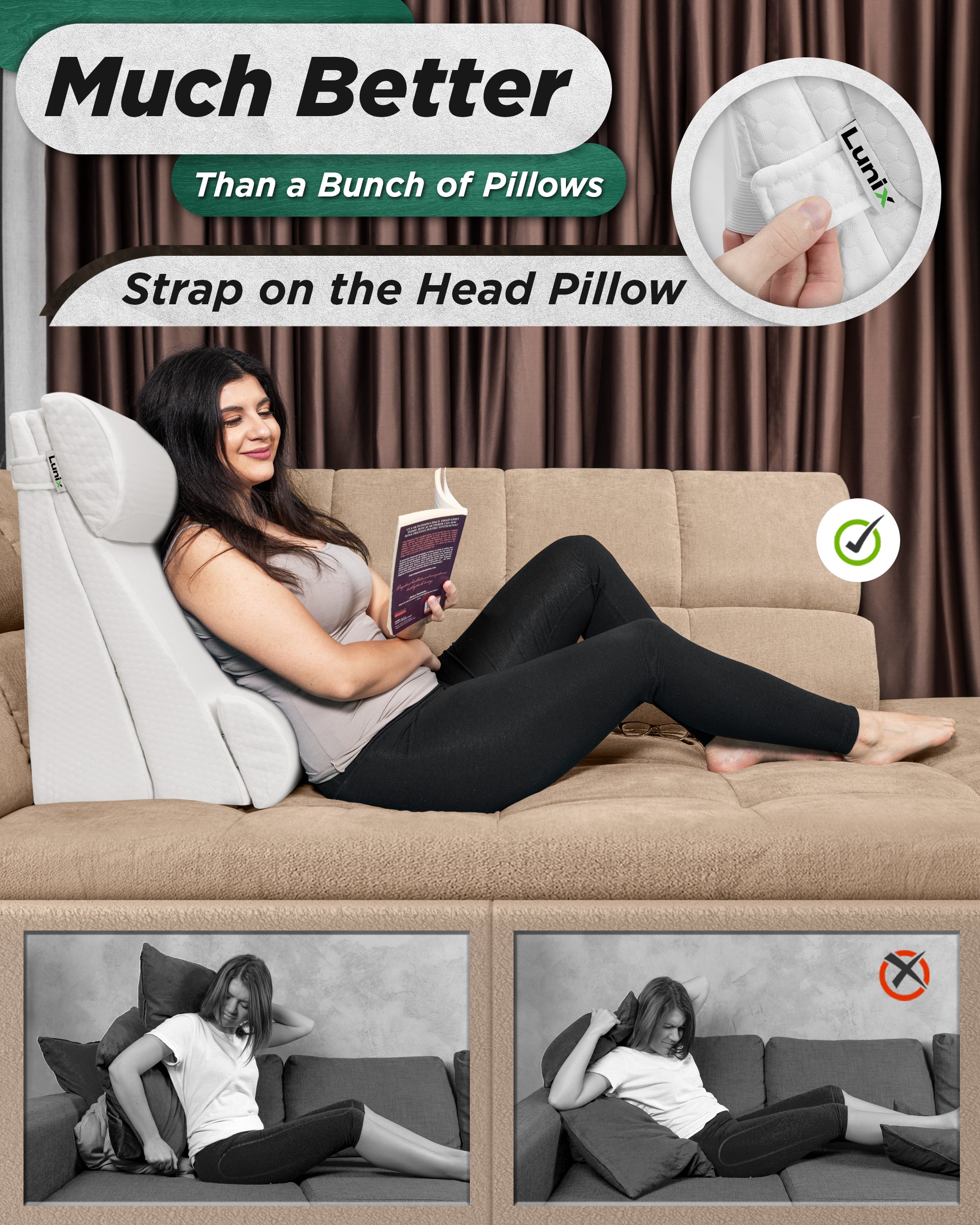 Back Support Pillow Set