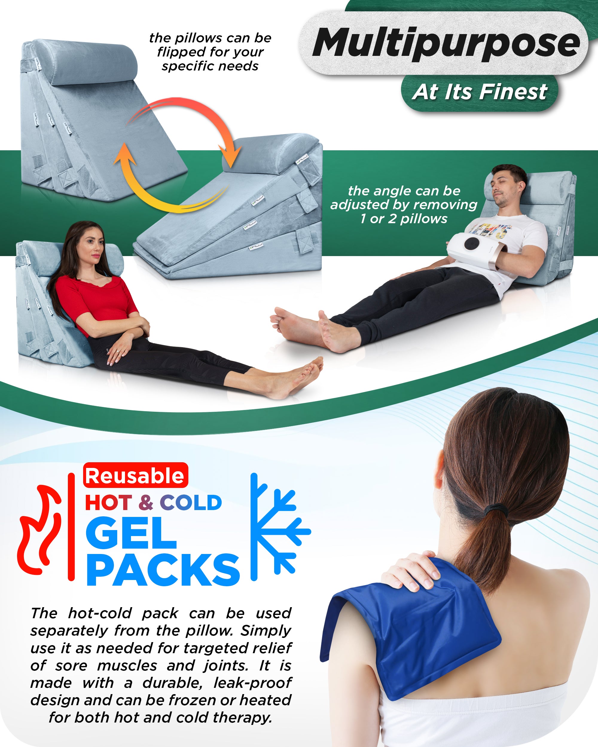 Hot Cold Pack Pillow