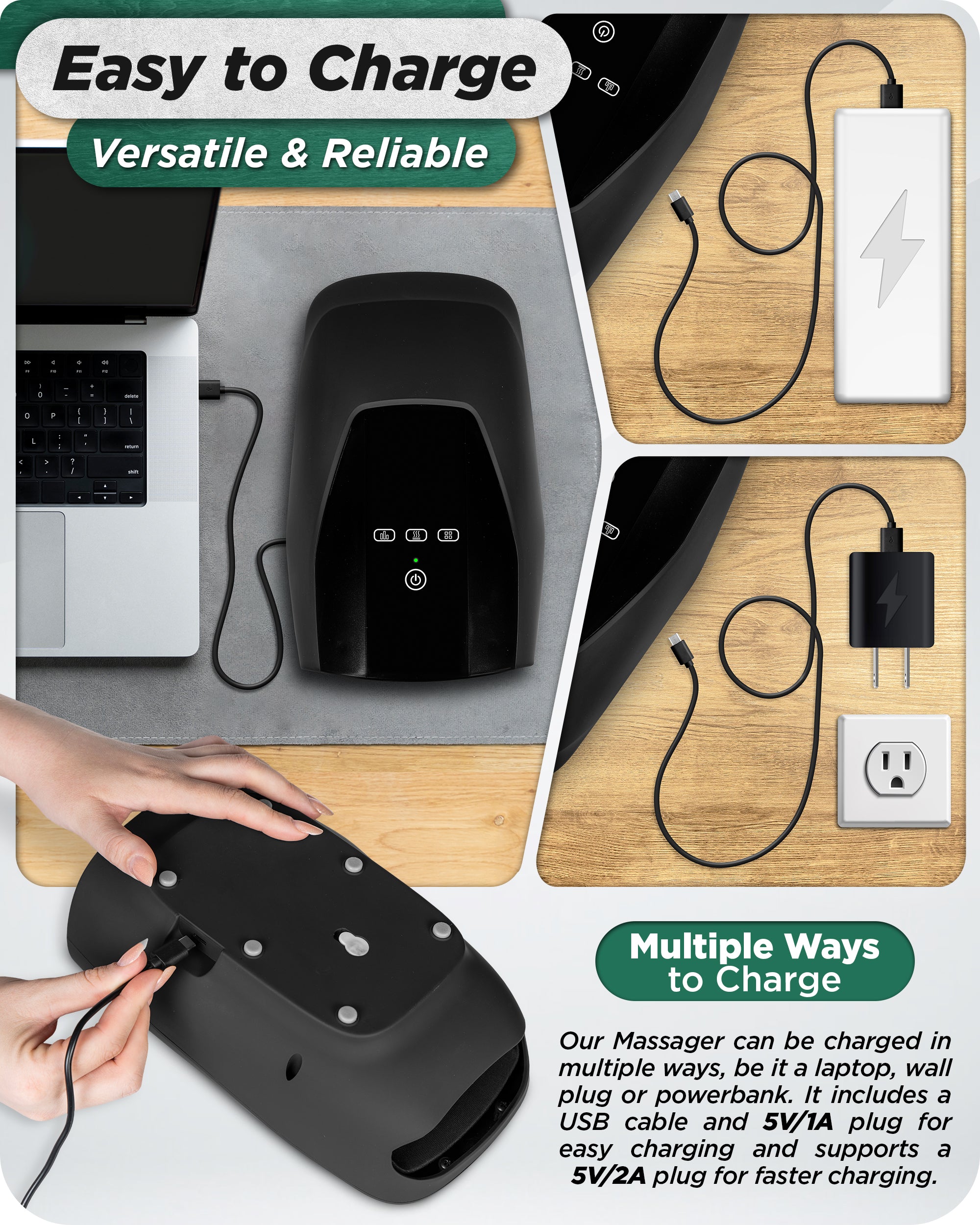 LX29 Touchscreen Hand Massager