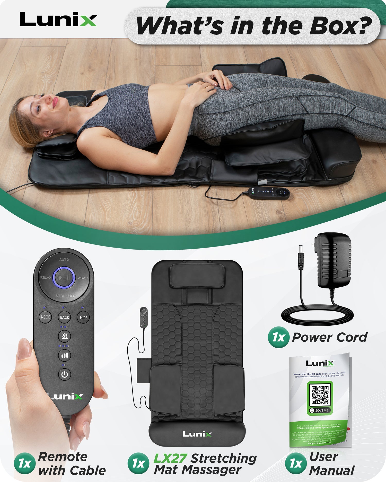 LX27 Stretching Mat Massager