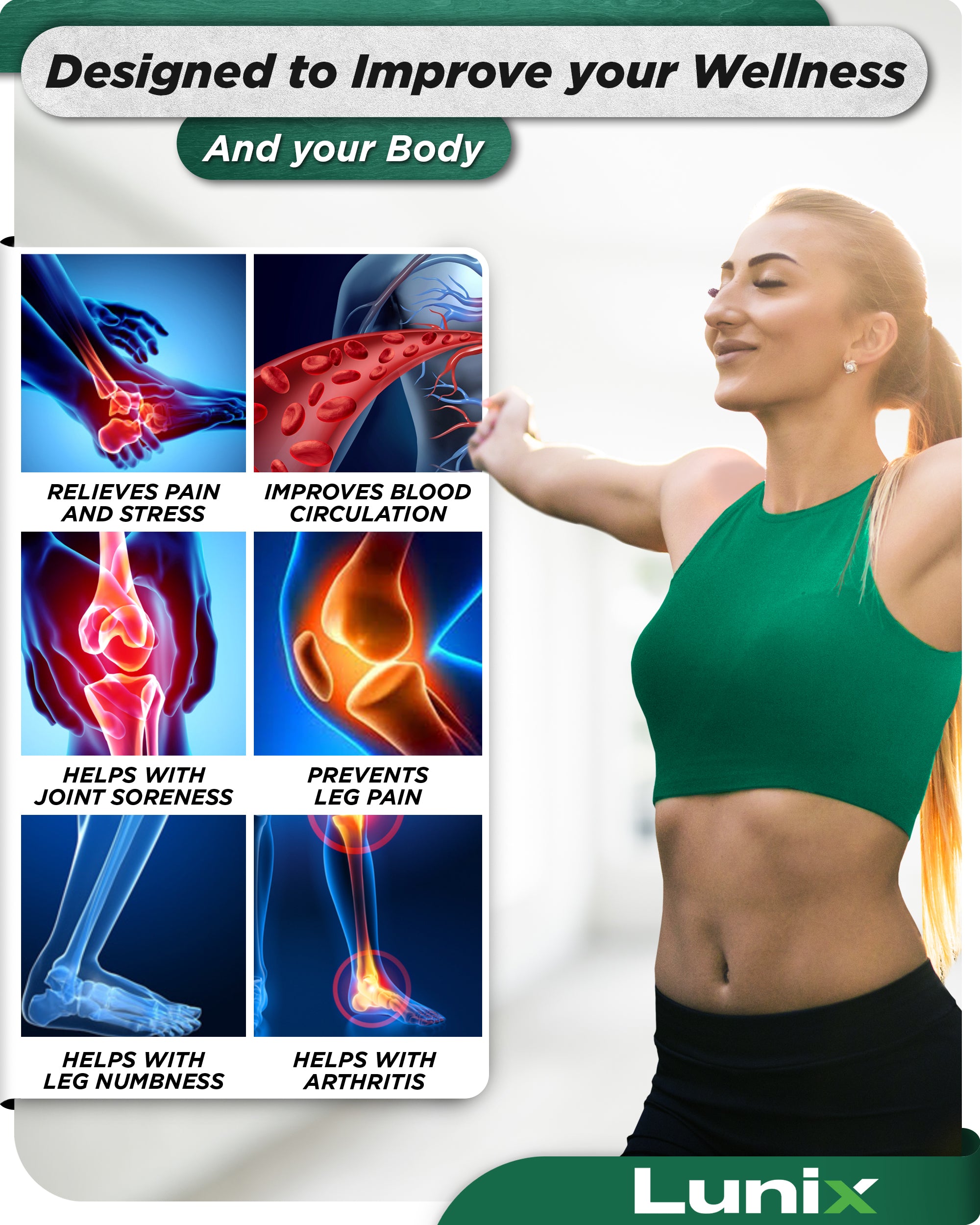 LX21 Foot and Calf Massager with Remote, Neuropathy & Plantar Fasciitis Relief, Granite Black