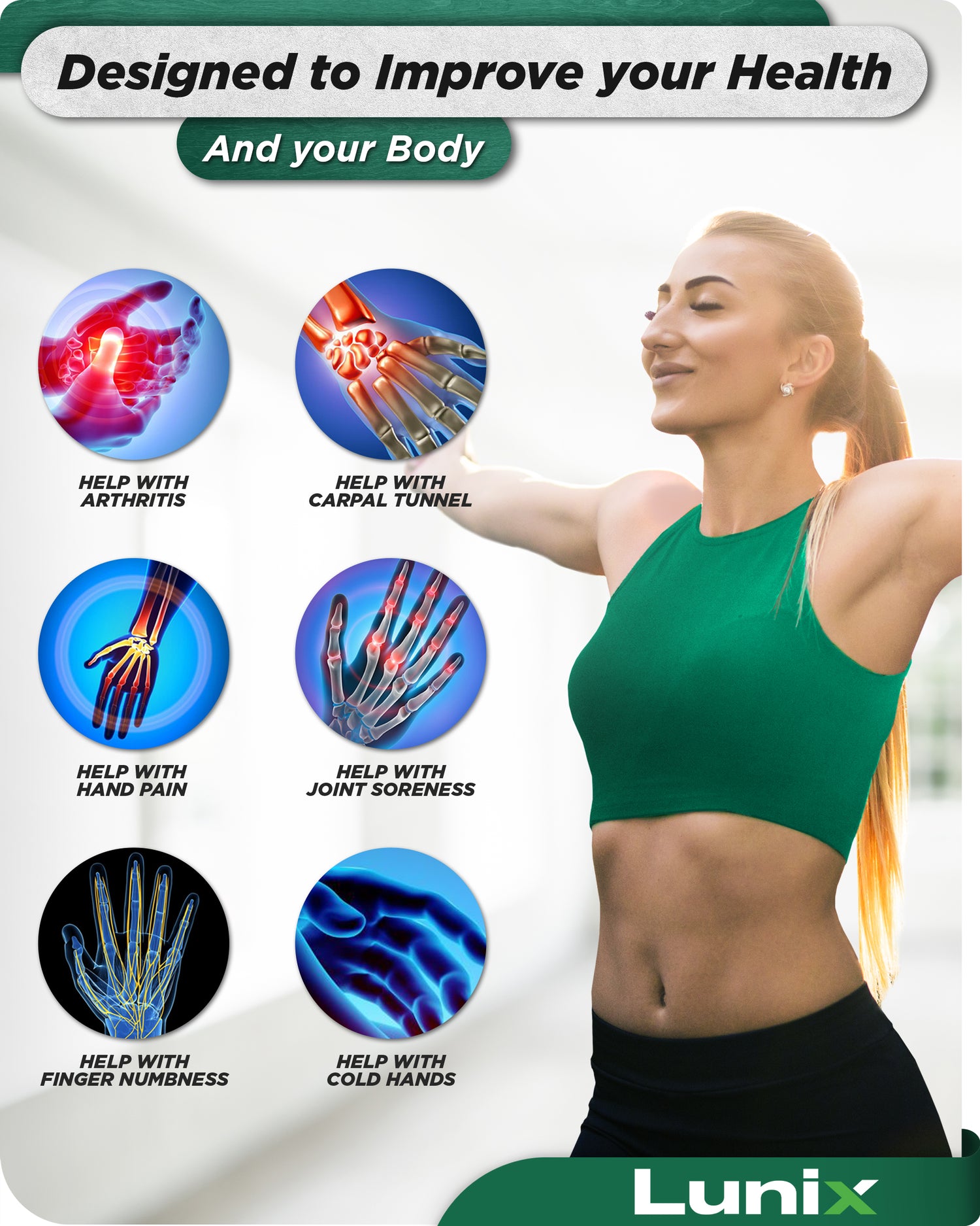 LX29 Touchscreen Hand Massager