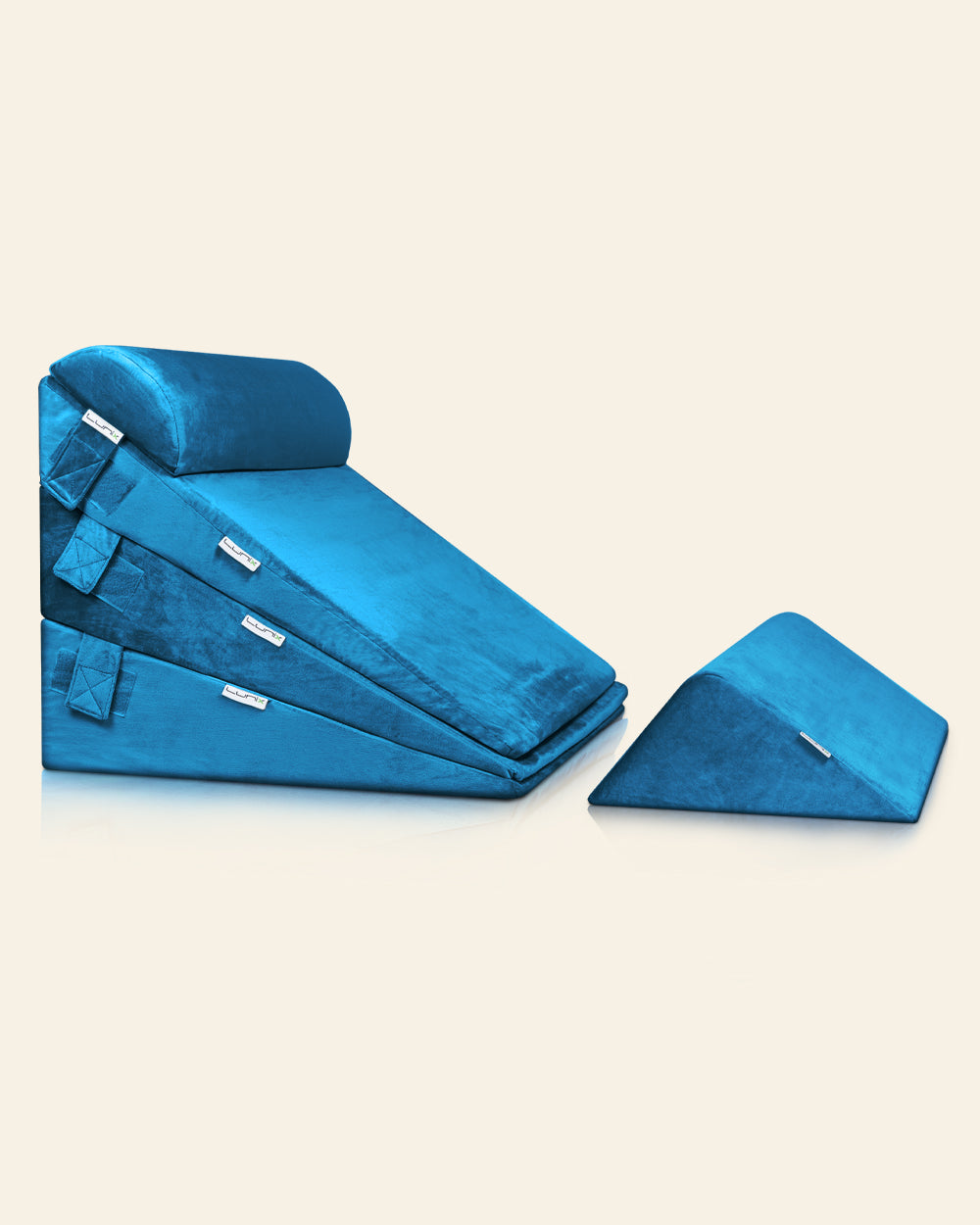 Cover Set Only for LX11, Ocean Blue, Pillows and Foam not Included