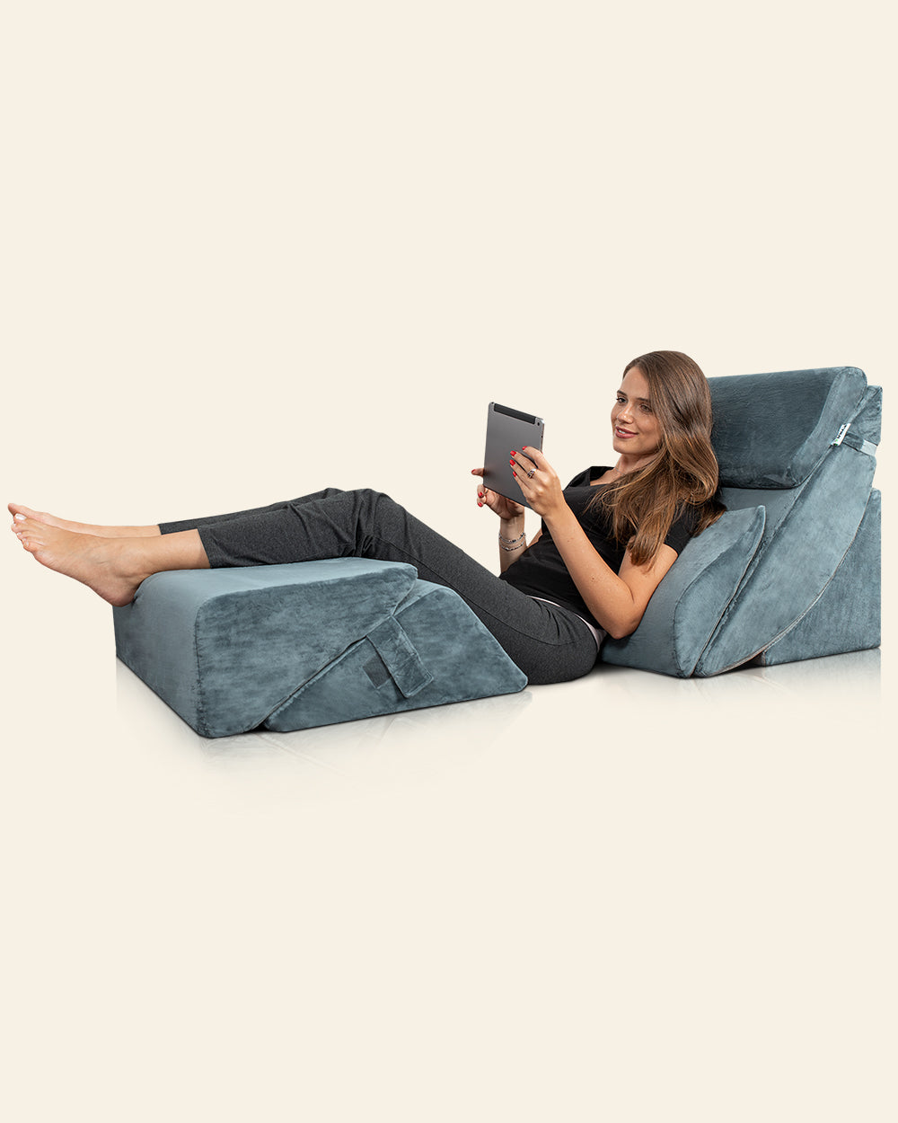 LX13 6-Piece Post-Surgery Recovery System, Orthopedic Bed Wedge