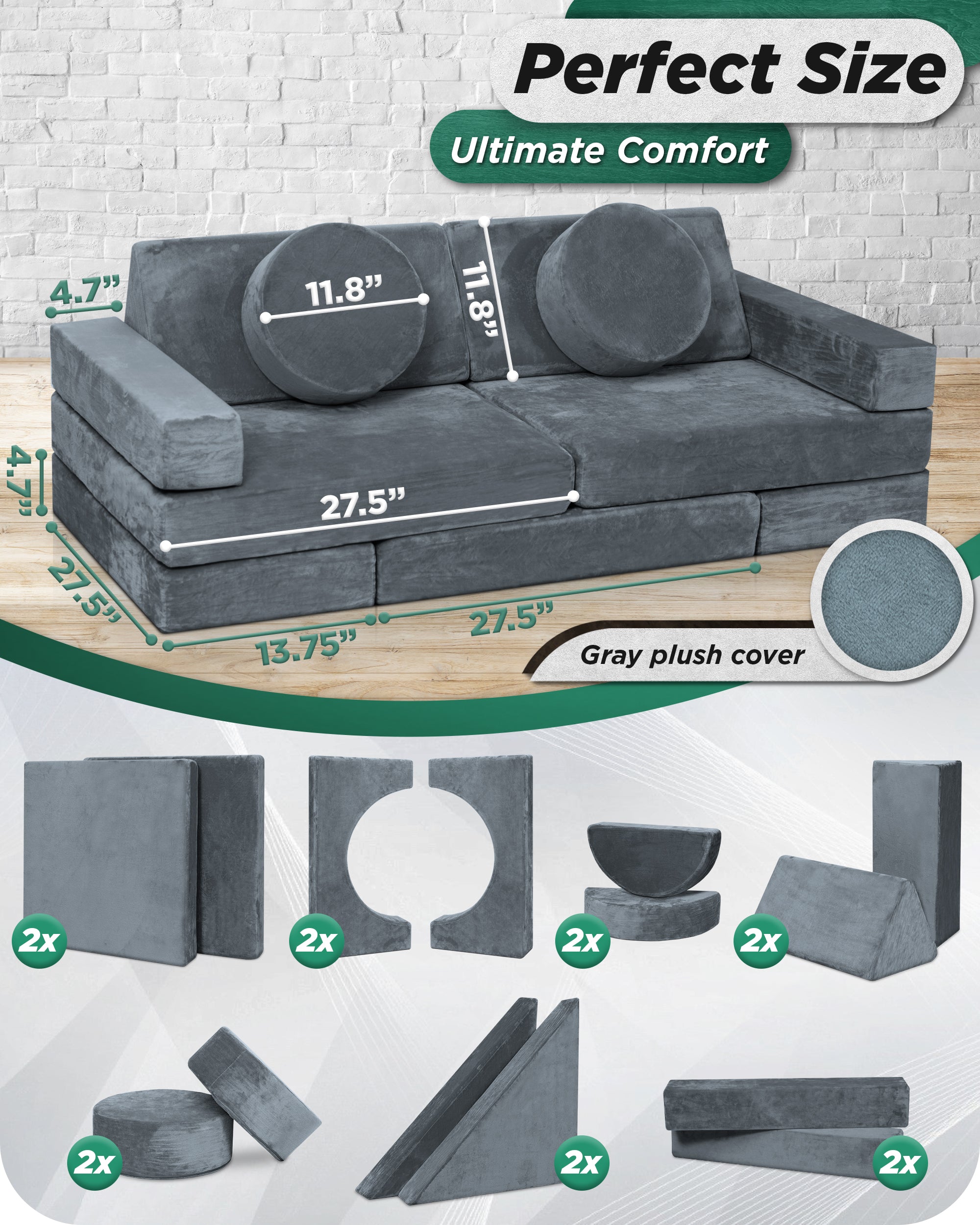 LX11 5pcs Wedge Set