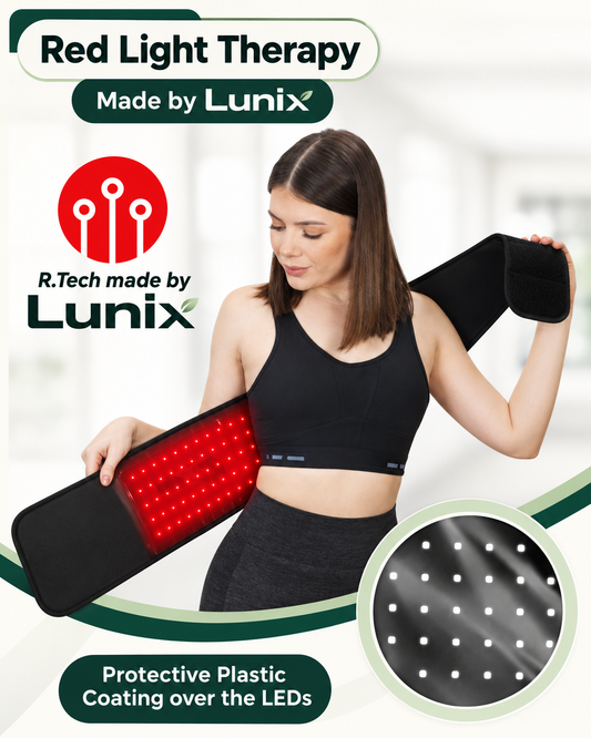 LX16 Red Light Therapy Belt, Charcoal Black