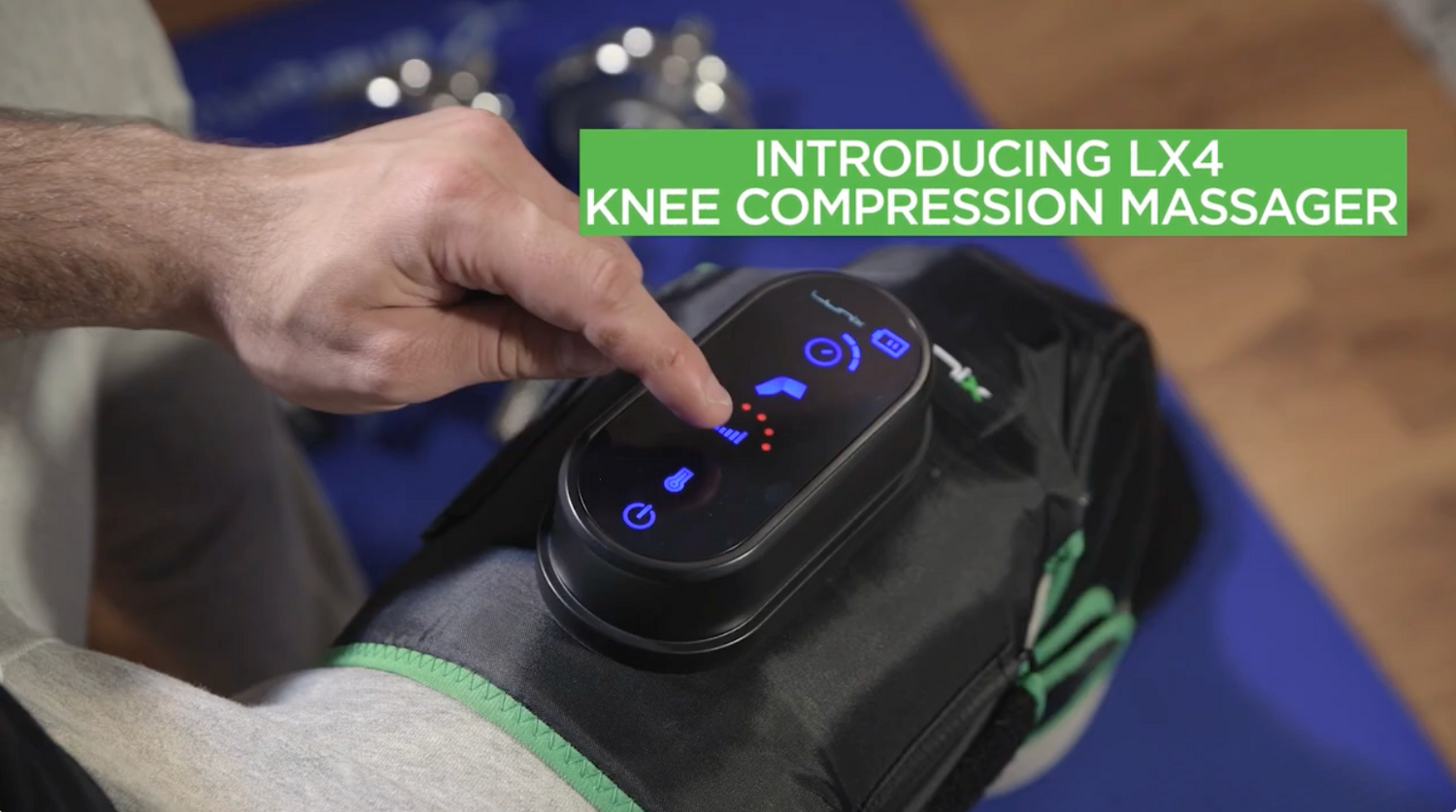 LX4 KNEE COMPRESSION MASSAGER BLACK