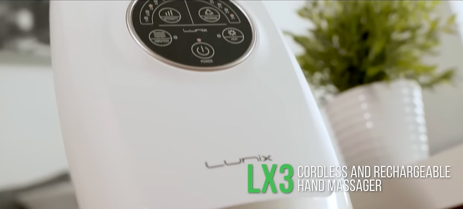 LX3 Cordless Hand Massager White