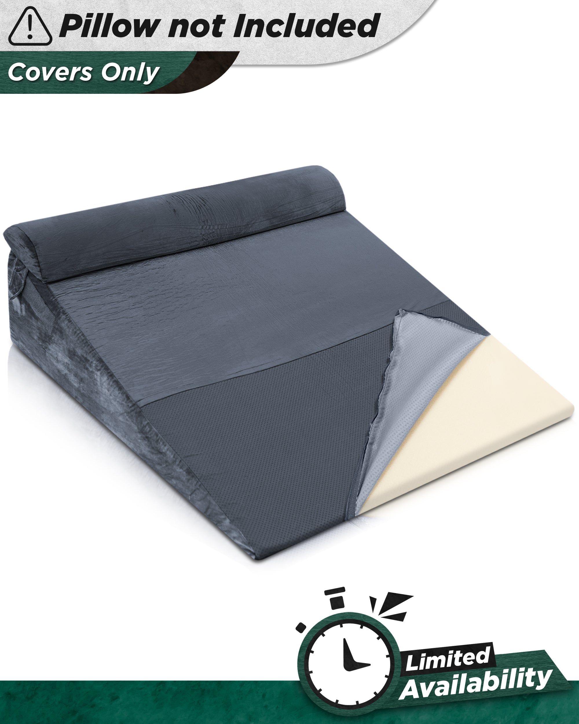 Cover Set Only for LX9 XL 12in, Navy, Pillows and Foam not Included