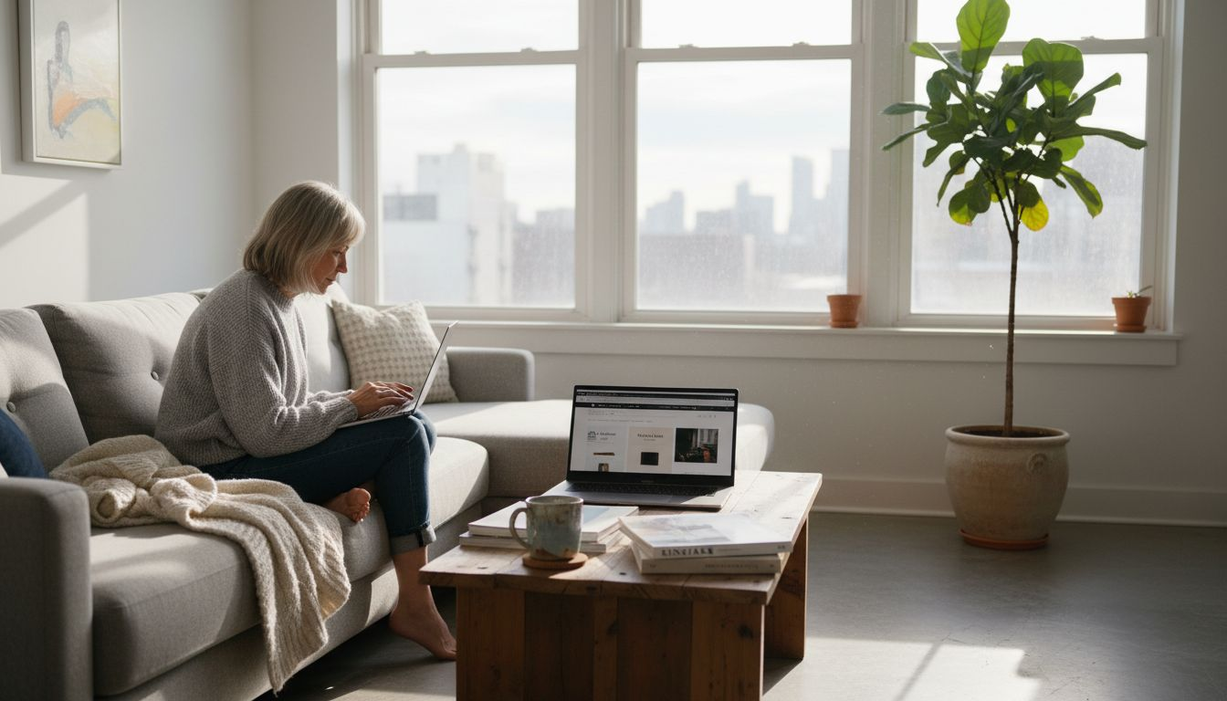 Minimalist enthusiast comparing alternatives at home