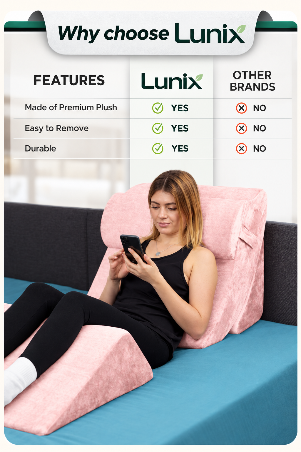 Cover Set Only for LX5, Pink Plush, Pillows and Foam not Included
