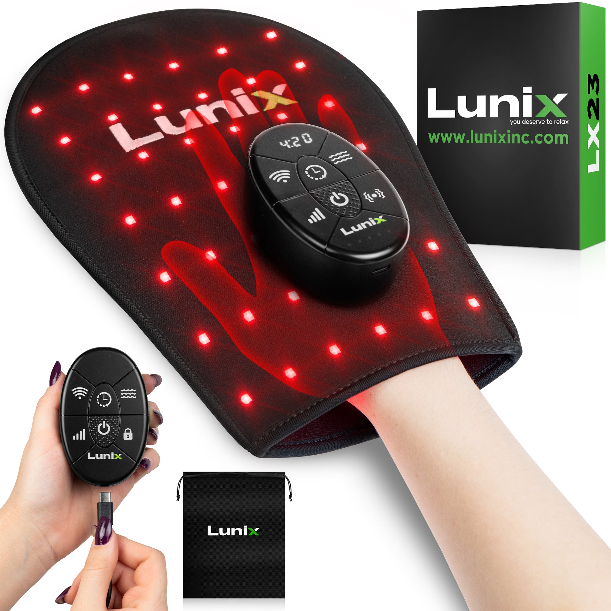 Red Light Therapy Hand Device