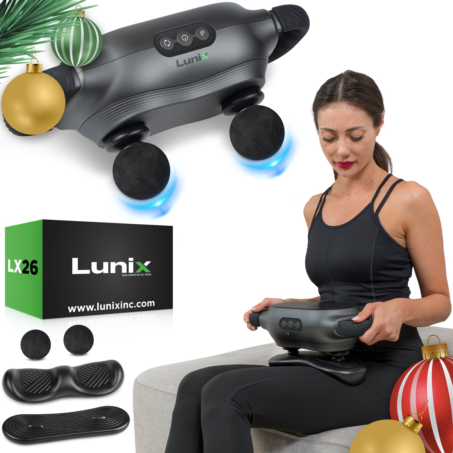 LX26 DEEP TISSUE 2-HEAD MASSAGER