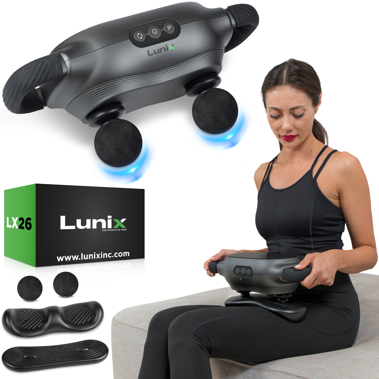 LX26 DEEP TISSUE 2-HEAD MASSAGER