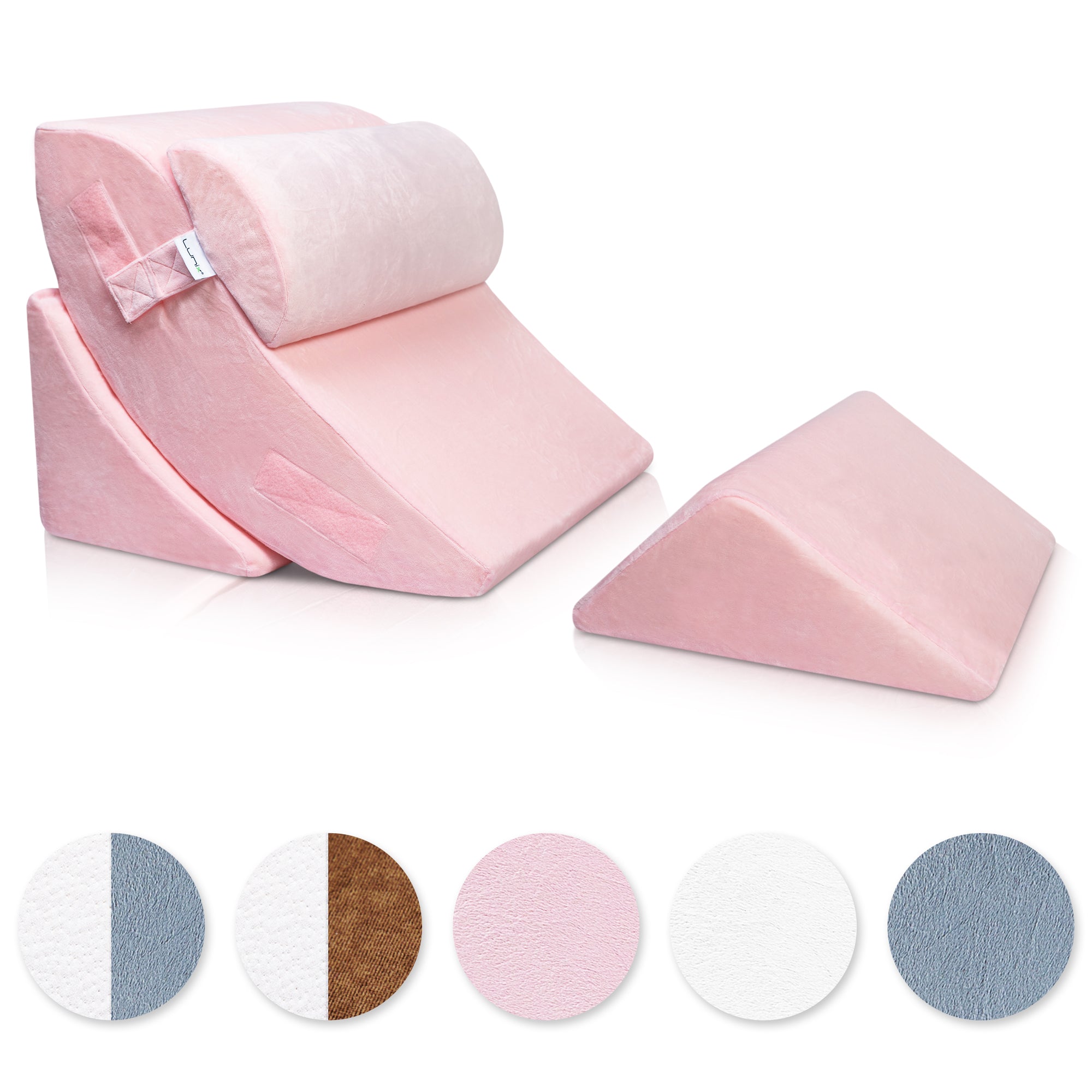 Cover Set Only for LX5, Pink Plush, Pillows and Foam not Included