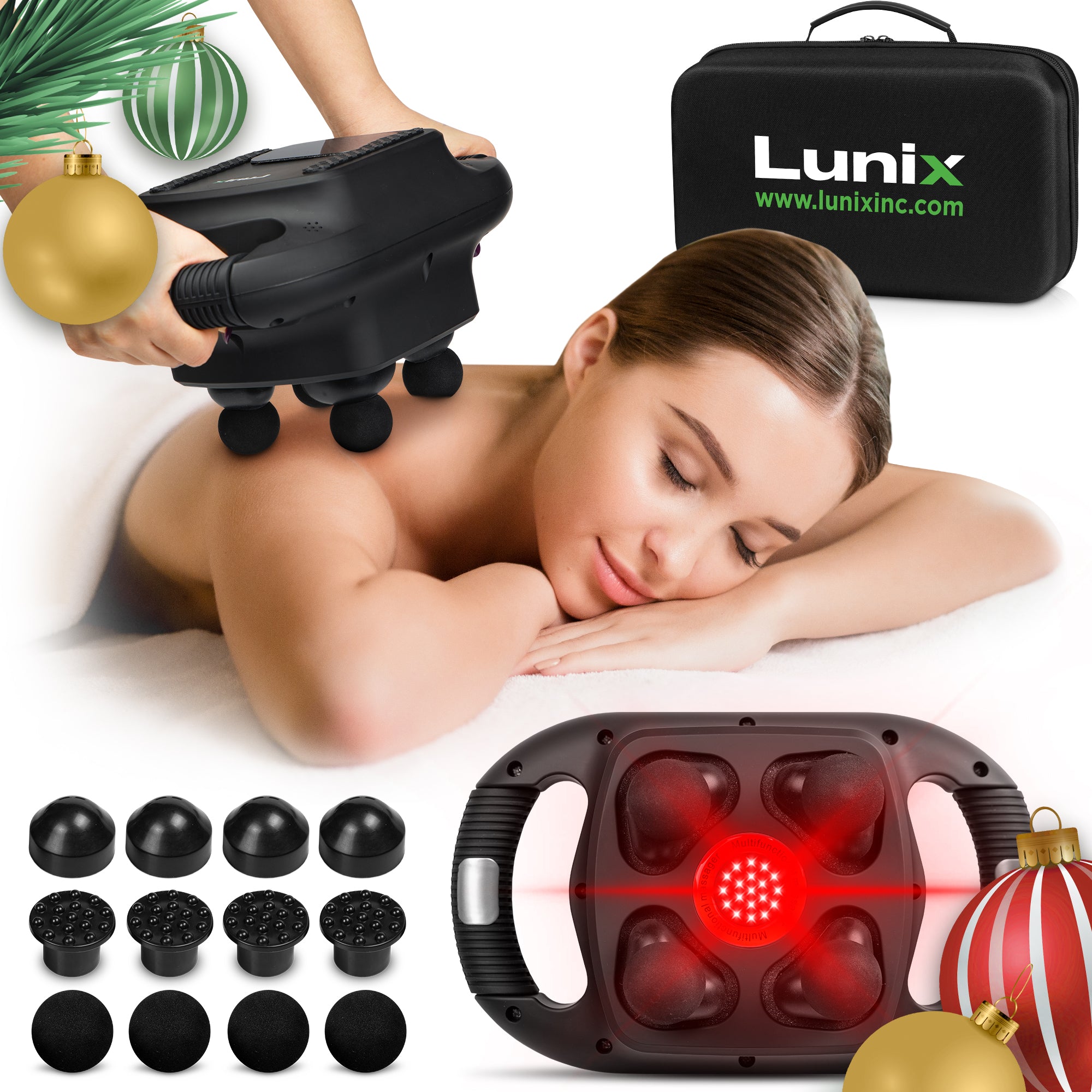 LX25 4-Head Professional Massage Deep Tissue Massager