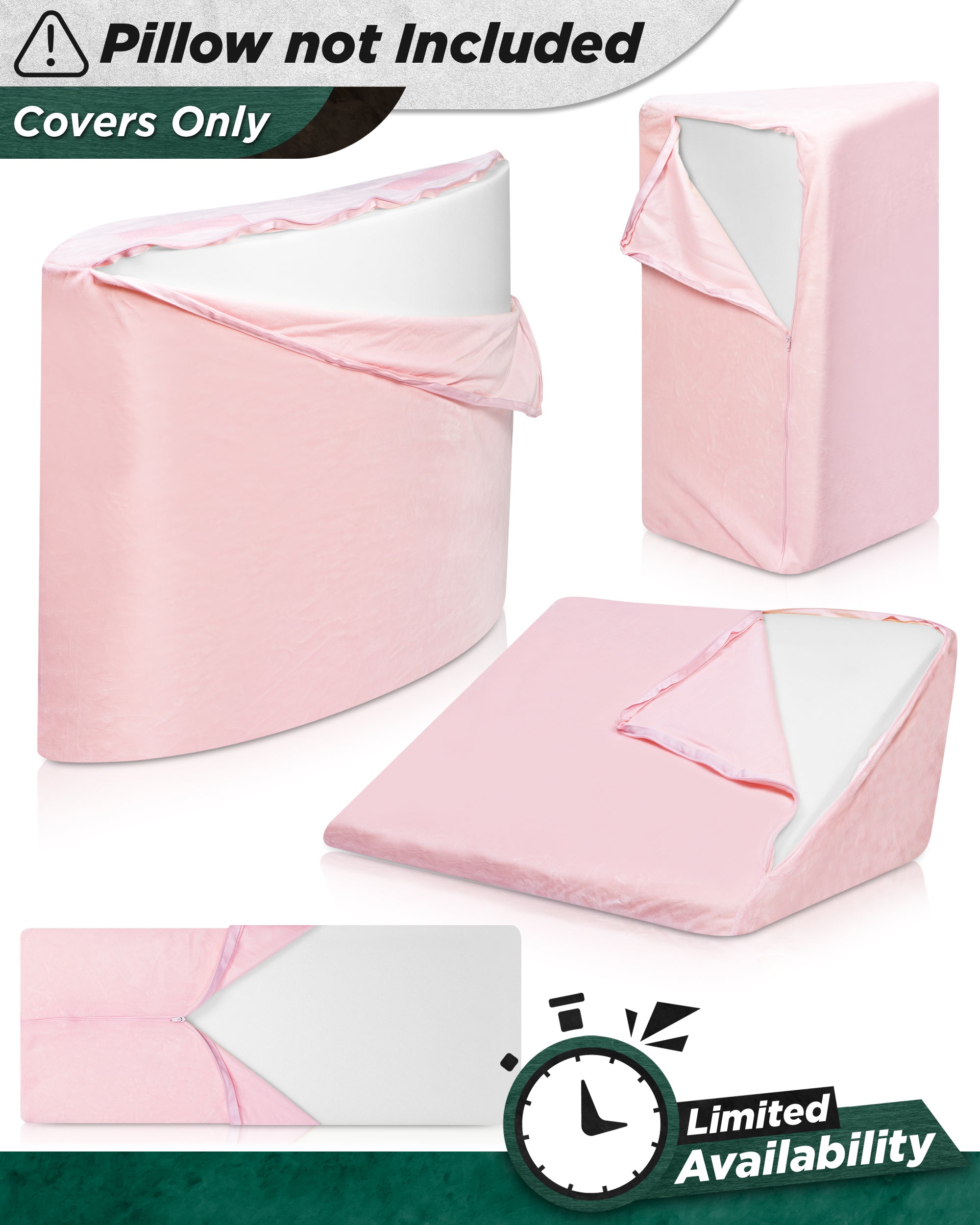 Cover Set Only for LX5, Pink Plush, Pillows and Foam not Included