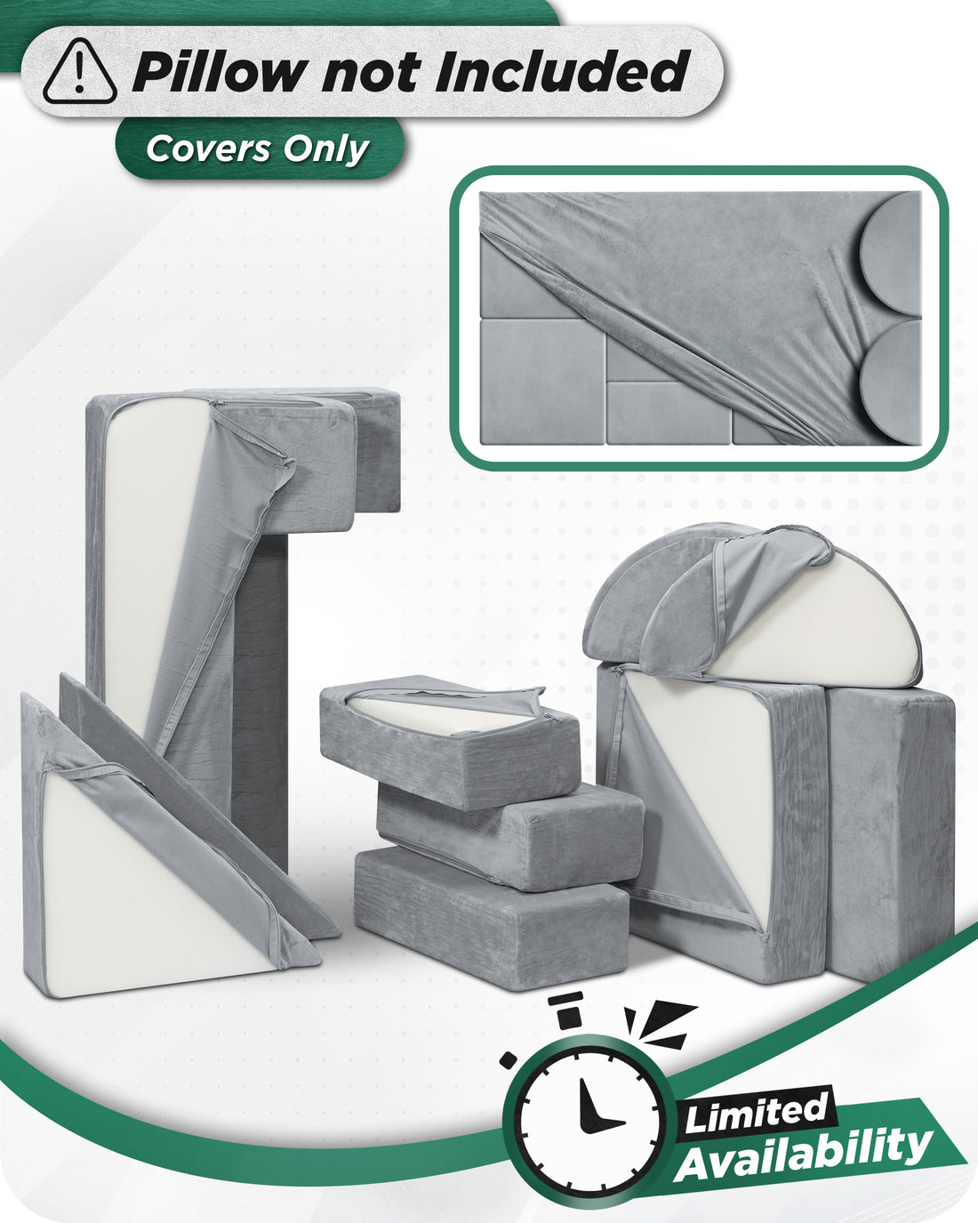 Gray Couch Slipcover