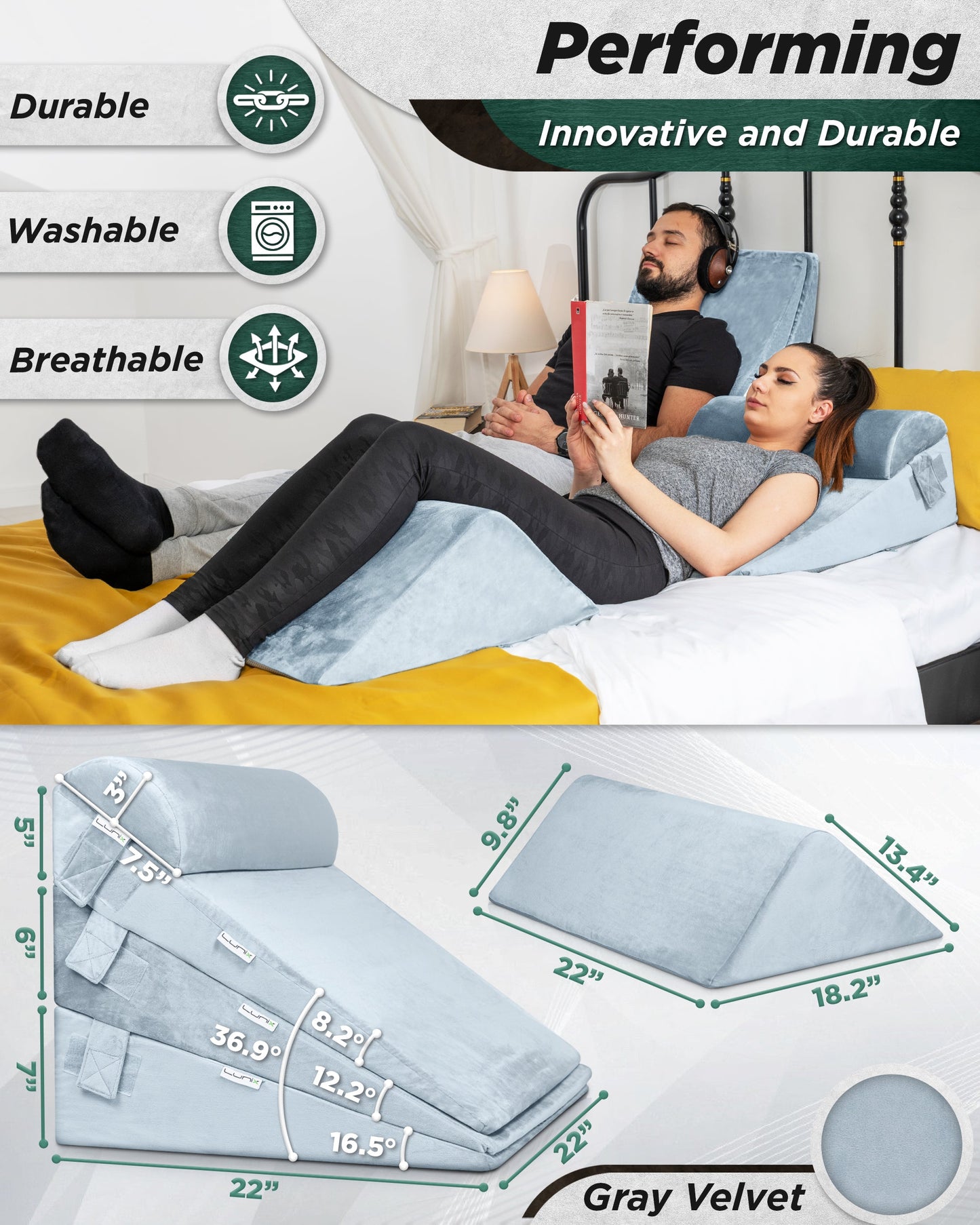 Back Support Pillow Set