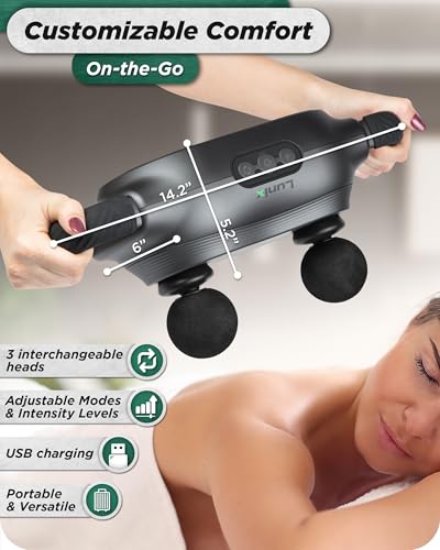 LX26 DEEP TISSUE 2-HEAD MASSAGER