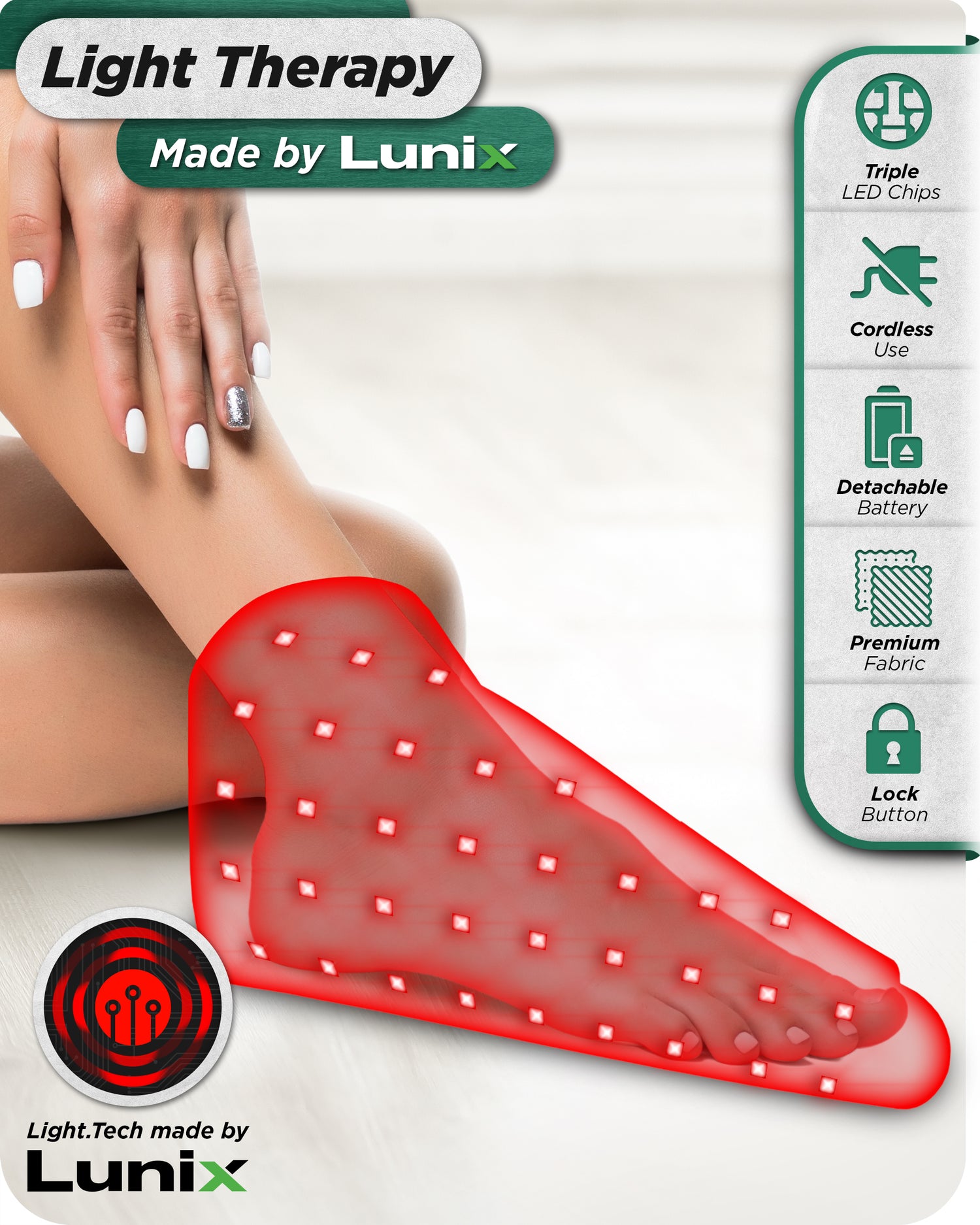 LX24 Red Light Therapy for Feet