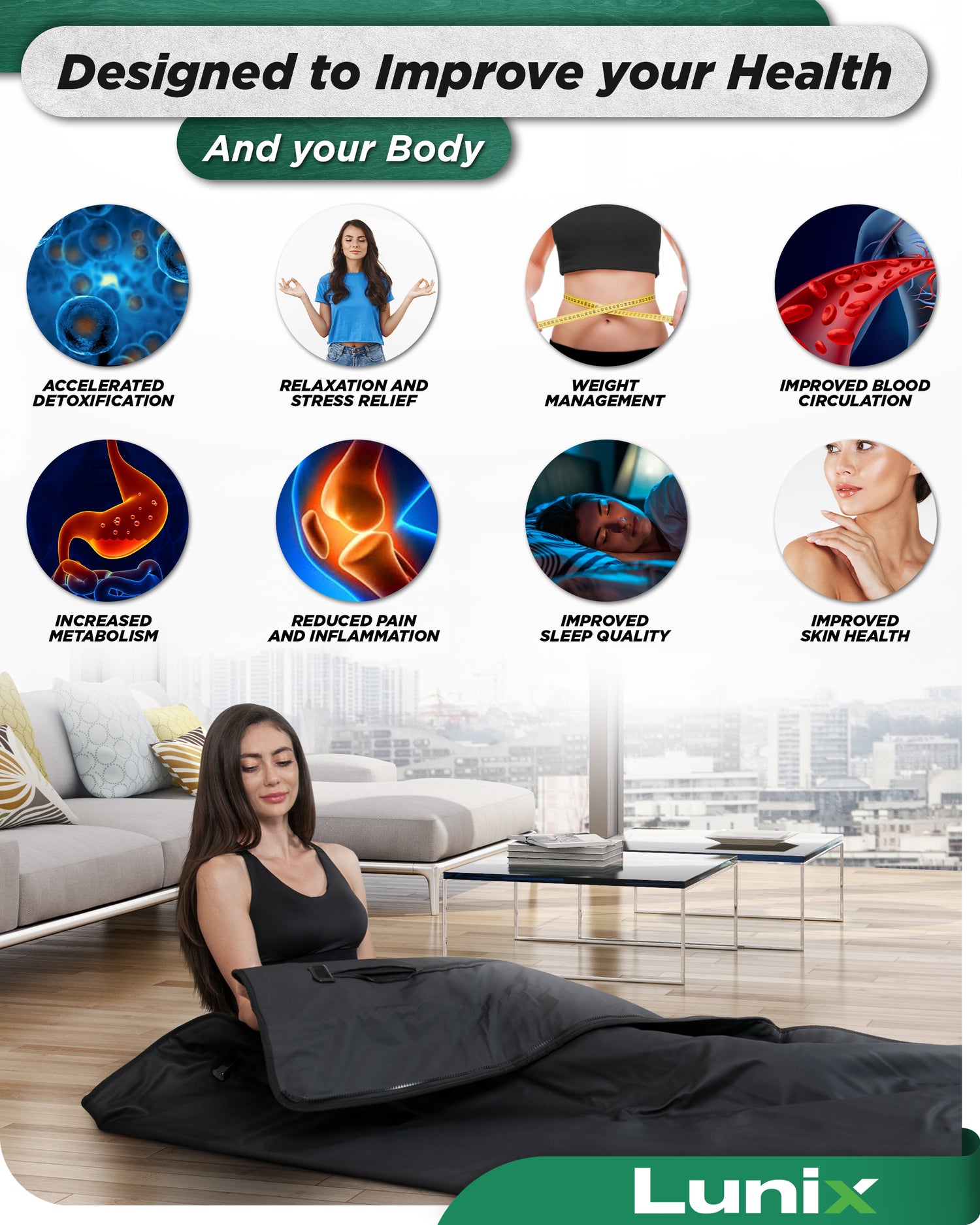 LX17 Infrared Sauna Blanket