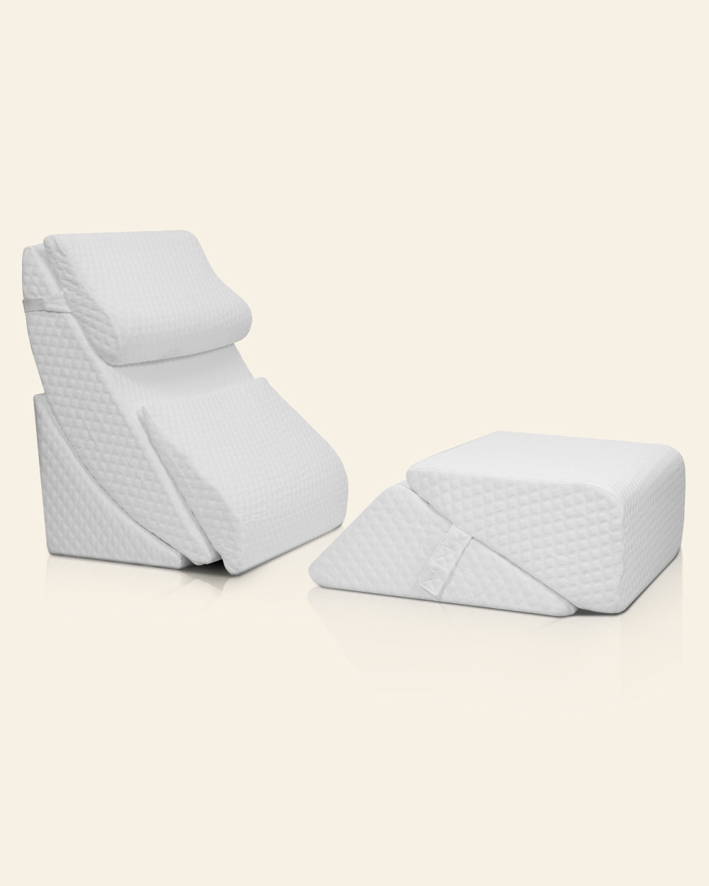 Cover Set Only for LX13, White, Pillows and Foam not Included