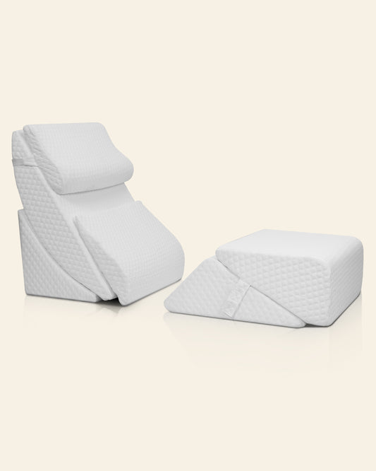 Cover Set Only for LX13, White, Pillows and Foam not Included