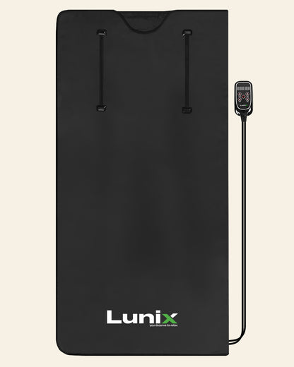 LX17 Portable Infrared Sauna Blanket, Jet Black