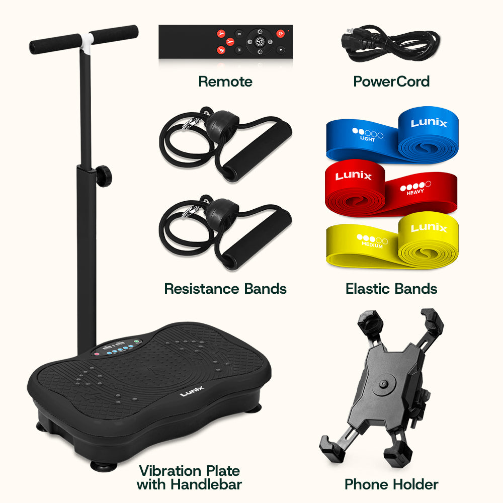 LX18 Vibration Plate, Charcoal Black – Lunix