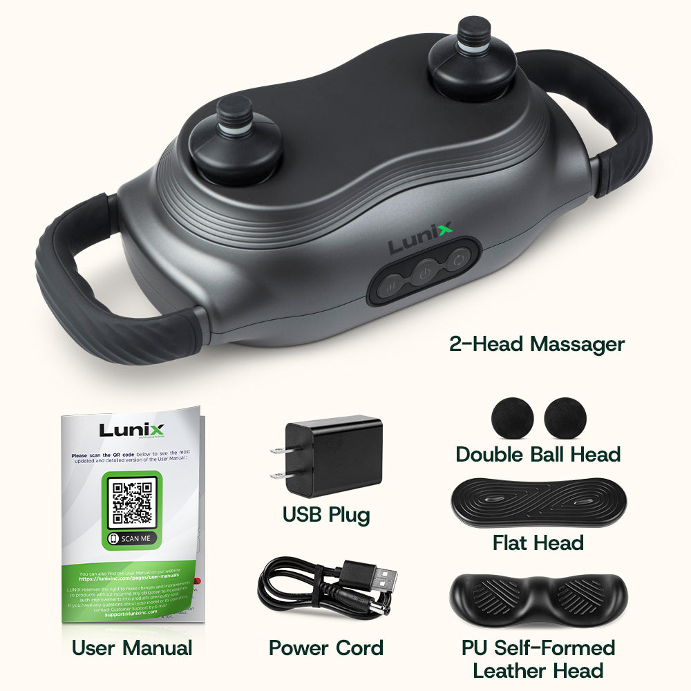 LX26 2-Head Massager – Muscle Pain Relief – Lunix