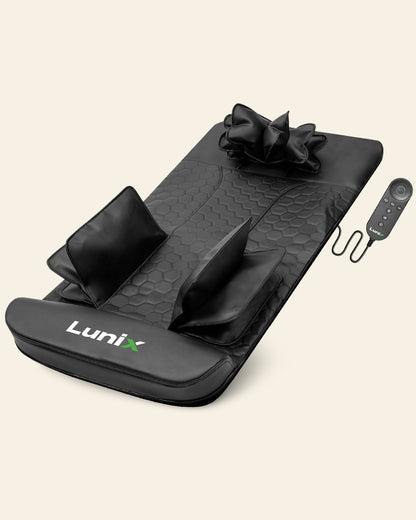 LX27 Stretching Mat Massager, Charcoal Black