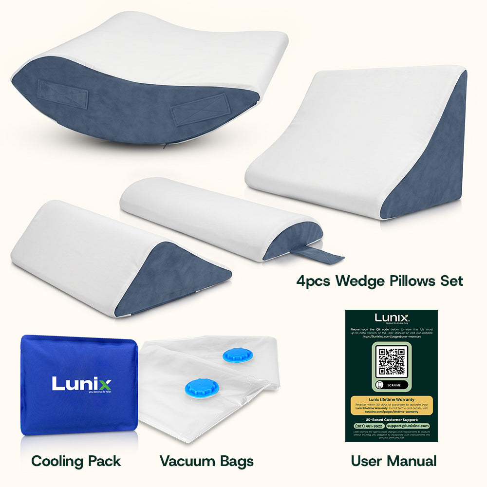 LX5 4-Piece Support for Shoulder & Upper Body Rest, Orthopedic Bed Wed