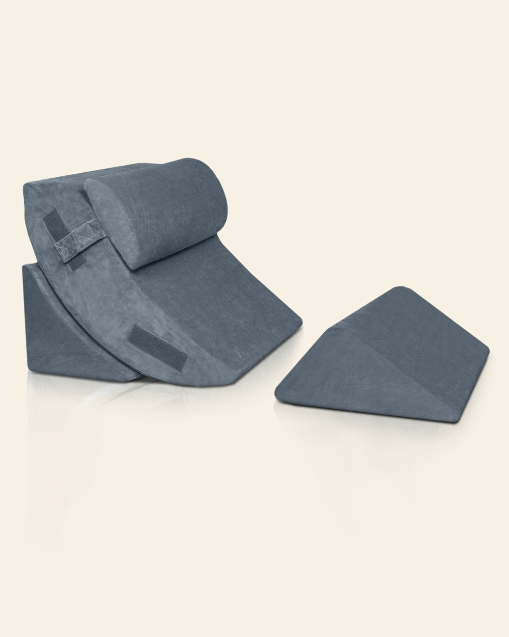 Cover Set Only for LX5, Navy Plush, Pillows and Foam not Included