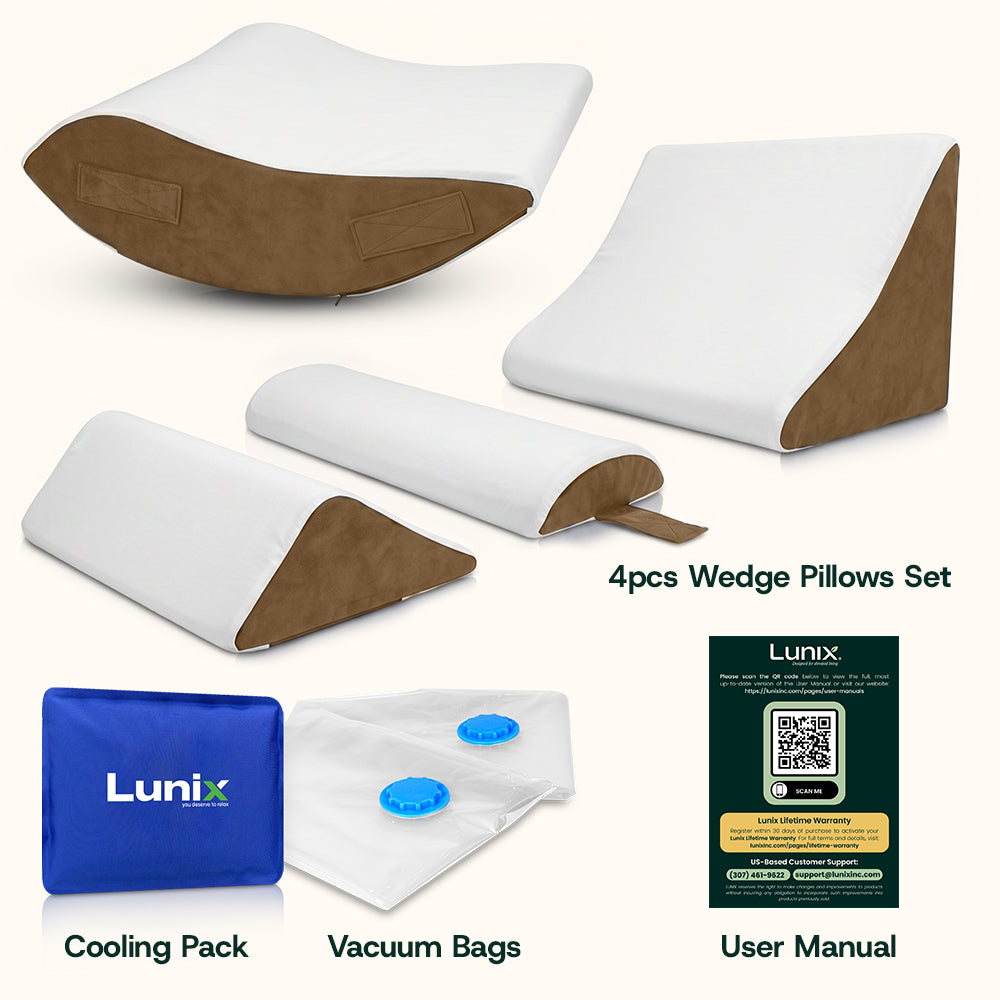 LX5 4-Piece Support for Shoulder & Upper Body Rest, Orthopedic Bed