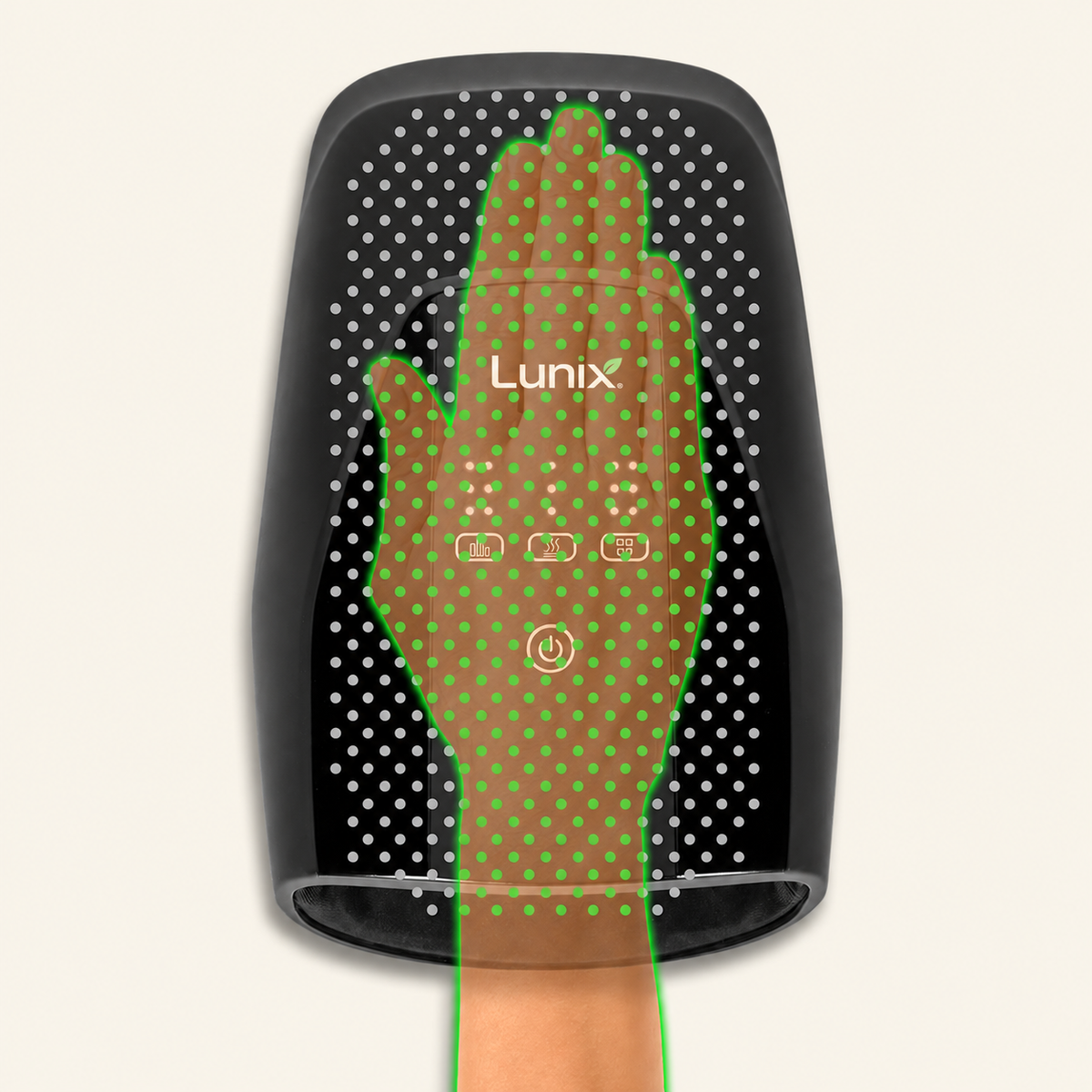 Lunix LX29 HAND MASSAGER WITH HEAT AND AIR COMPRESSION