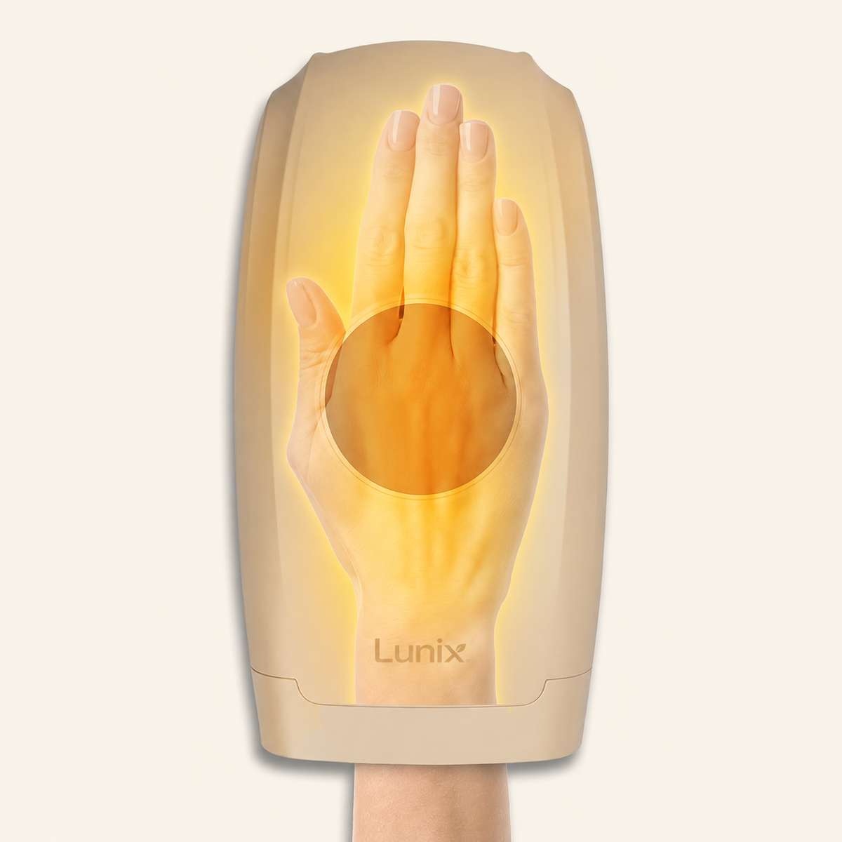Lunix LX7 LCD touchscreen heated air compression hand massager