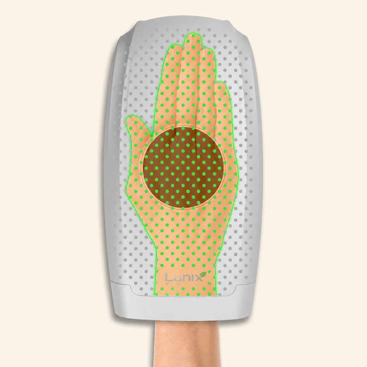 Lunix LX7 LCD touchscreen heated air compression hand massager