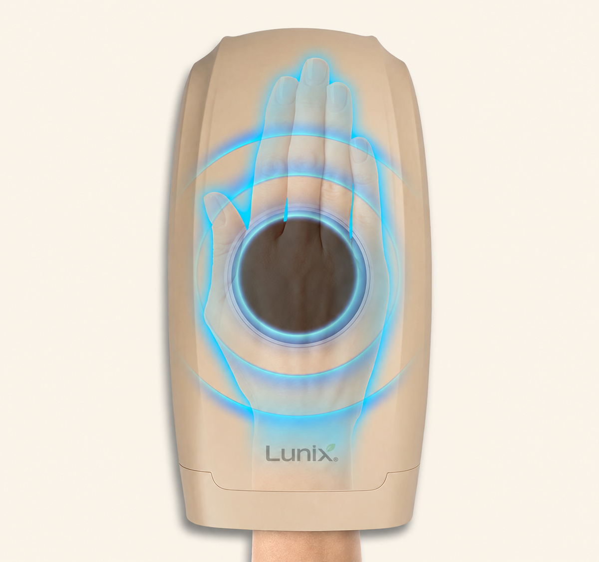 Lunix LX7 LCD touchscreen heated air compression hand massager