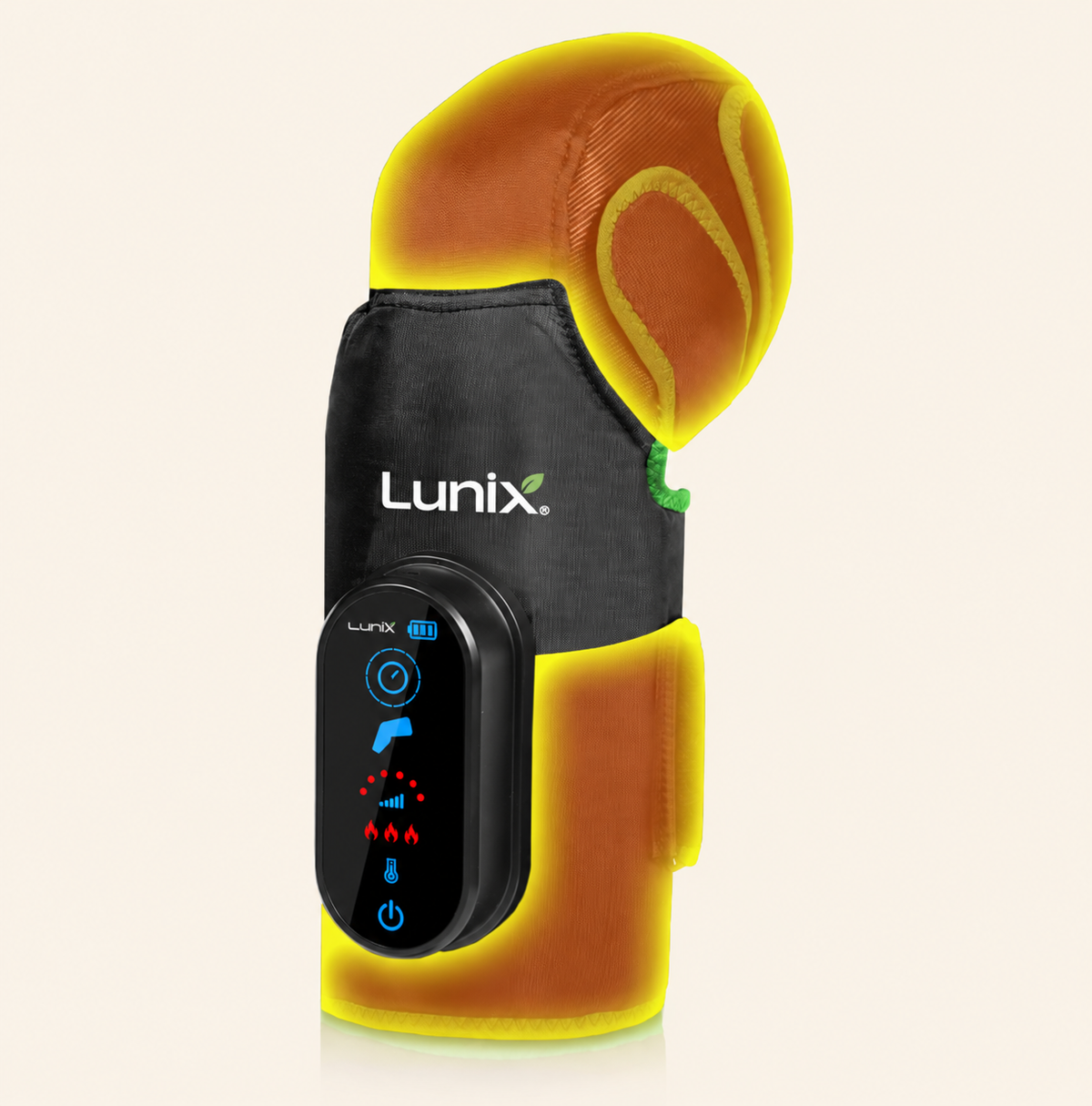 Lunix LX4 cordless knee compression massager with heat
