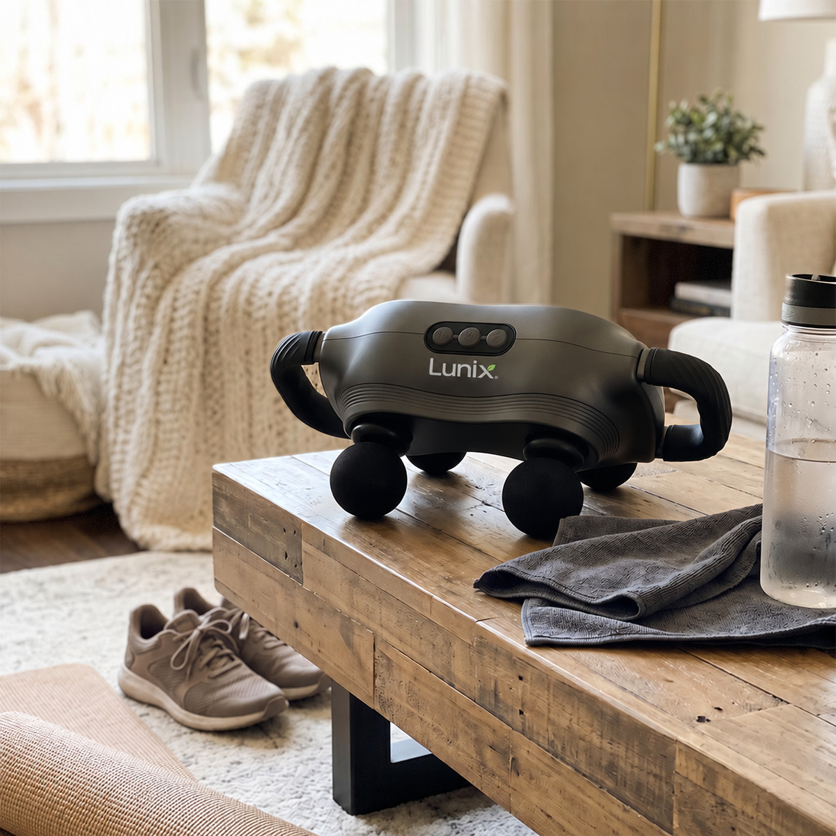 Lunix LX26 2 head deep tissue percussion massager