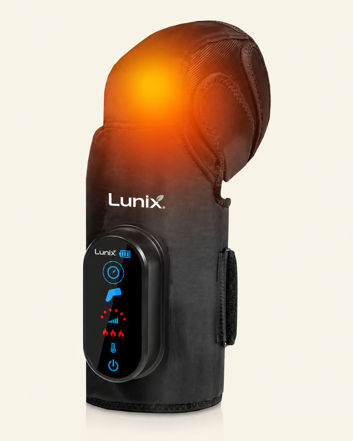 Lunix LX4 cordless knee compression massager with heat