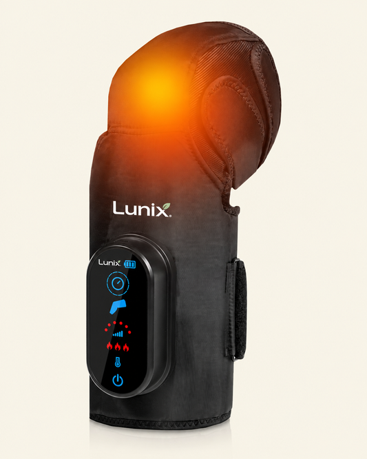 Lunix LX4 cordless knee compression massager with heat