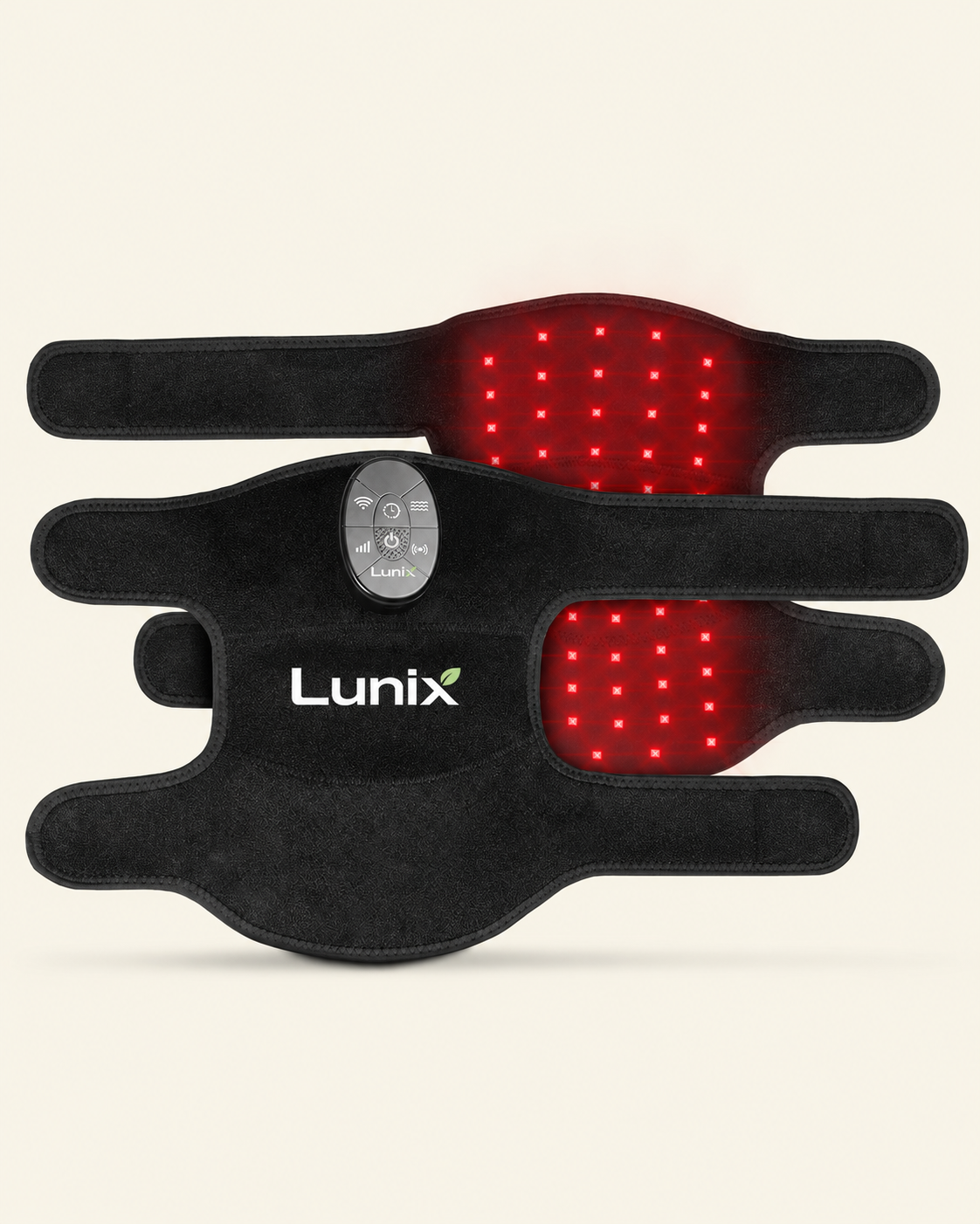 Lunix LX19 red light device for knee, elbow and shoulder in Black
