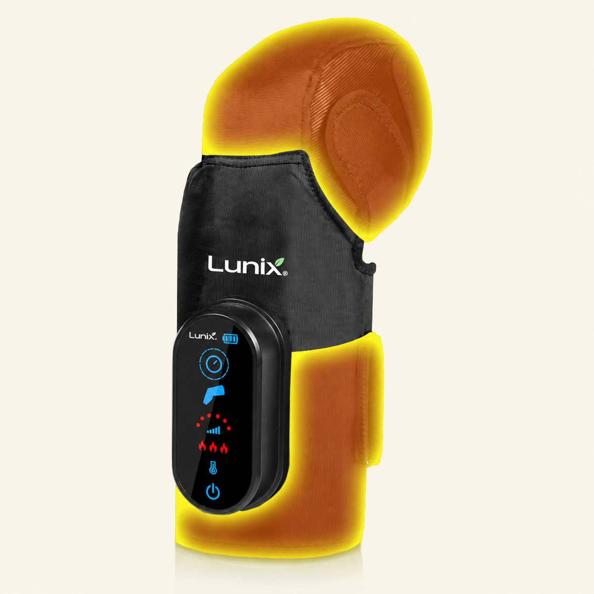 Lunix LX4 cordless knee compression massager with heat
